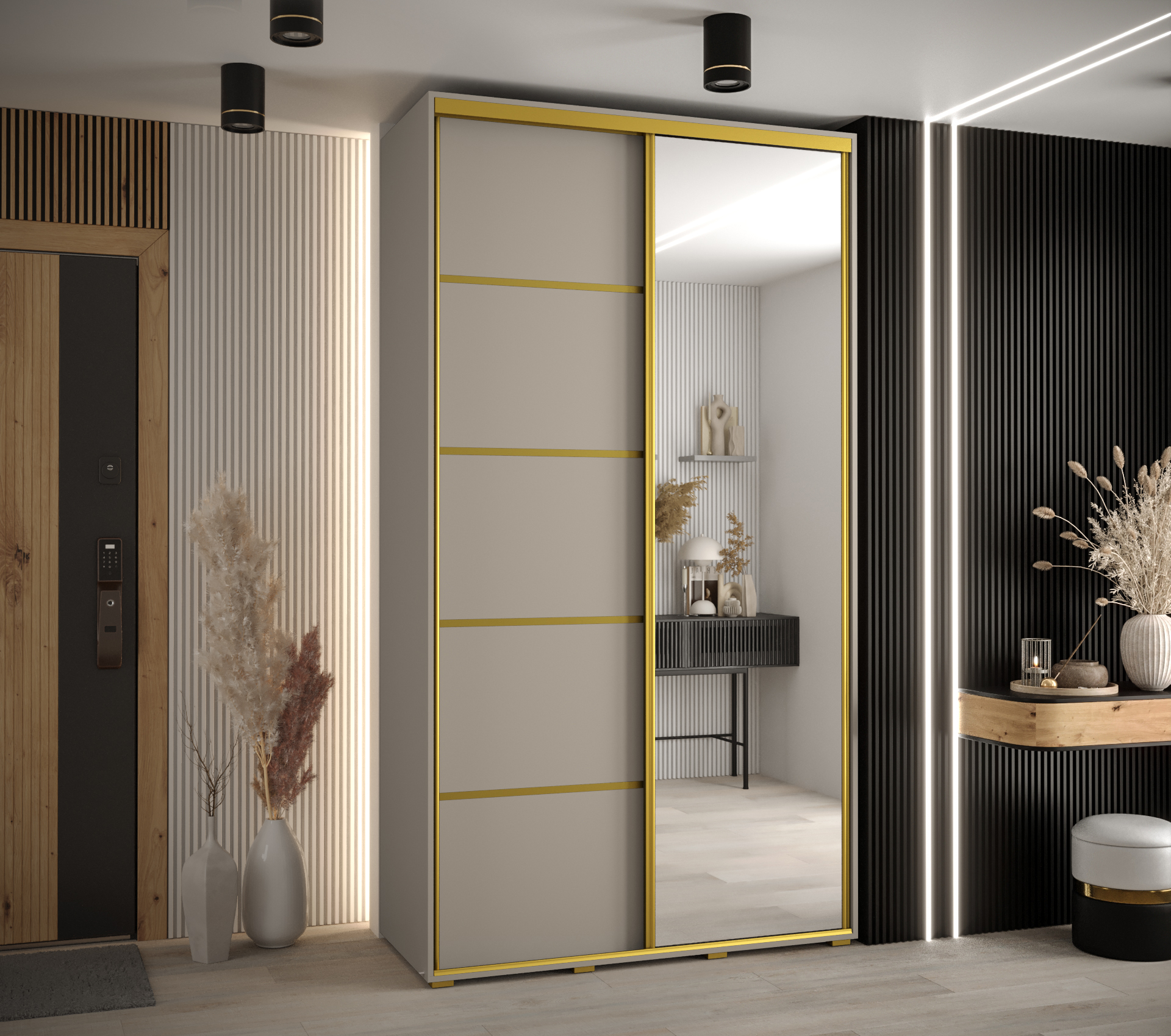 Šatní skříň Dakota 5 - hloubka 45 cm Rozměry: 130 cm