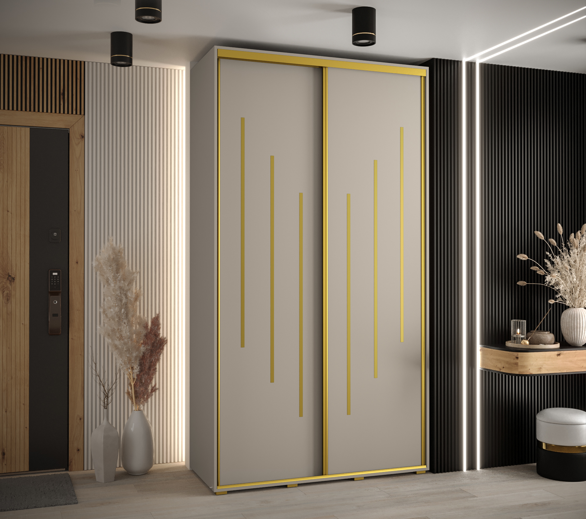 Šatní skříň Dakota 8 - hloubka 45 cm Rozměry: 130 cm