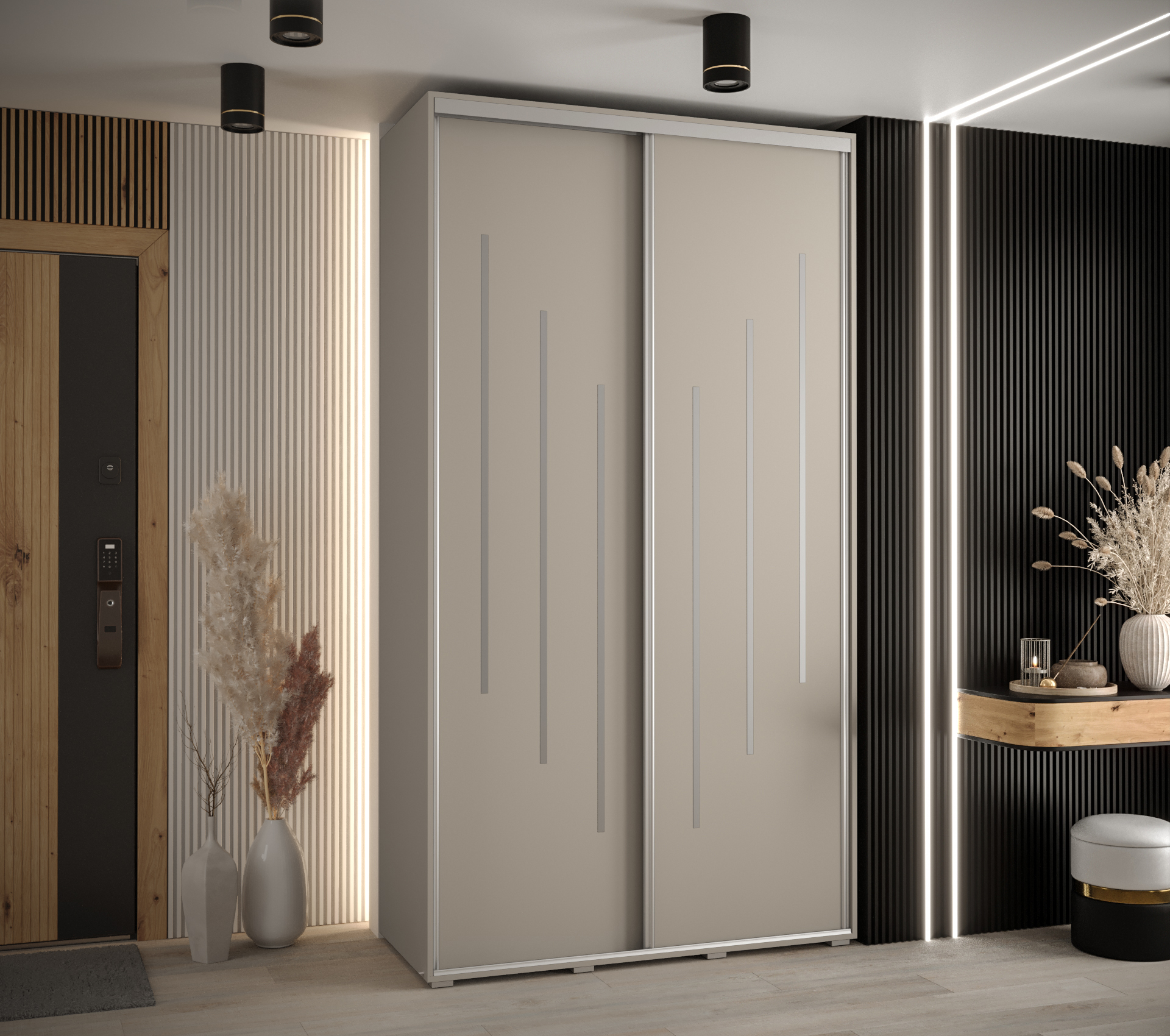 Šatní skříň Dakota 8 - hloubka 45 cm Rozměry: 140 cm