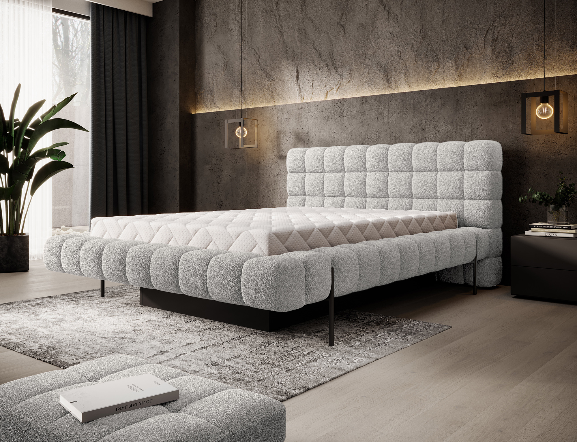 Postel Magentta - kovový rám Rozměr: 160 x 200 cm