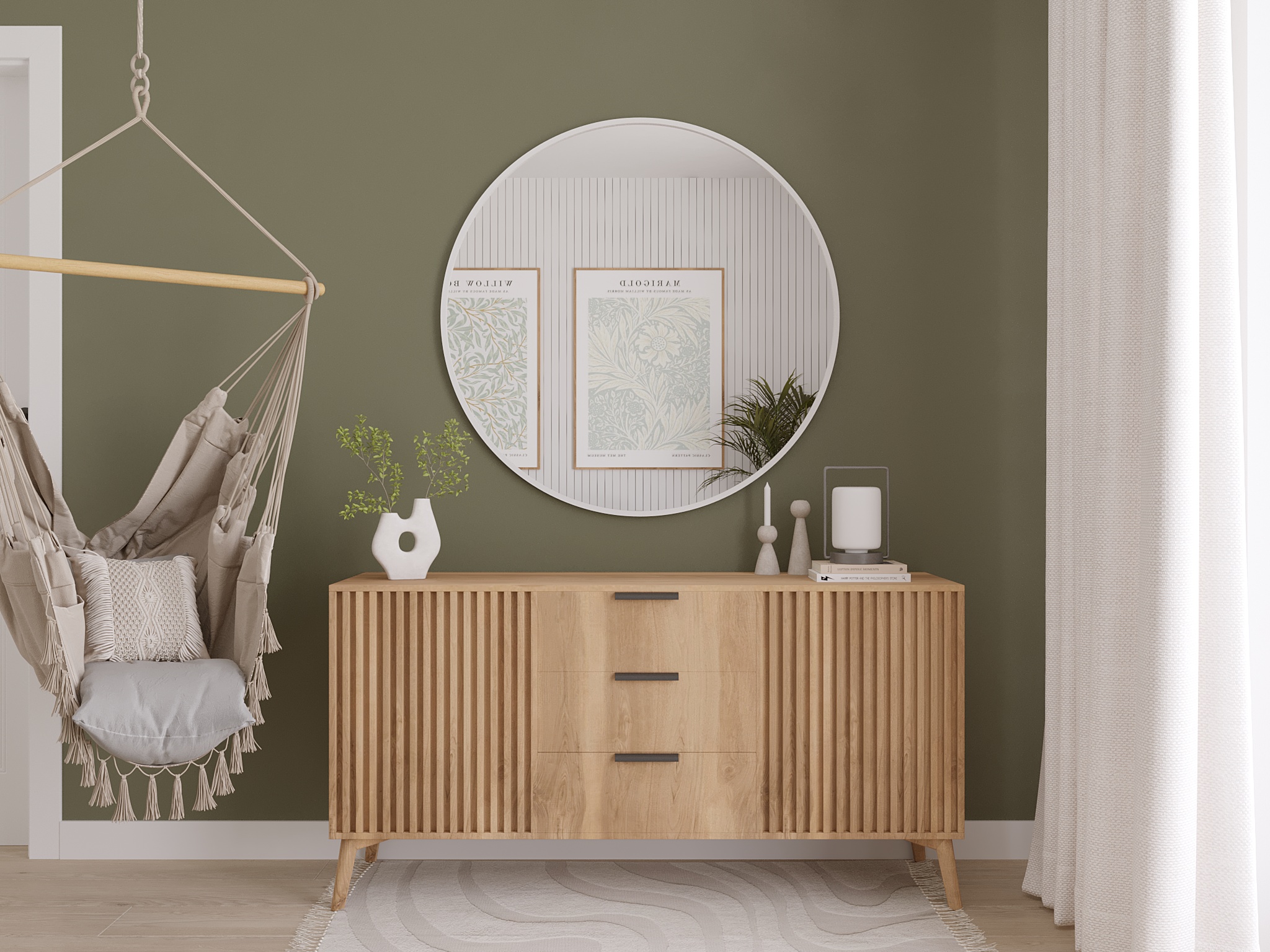 Zrcadlo Elistul Rozměry: 80 cm