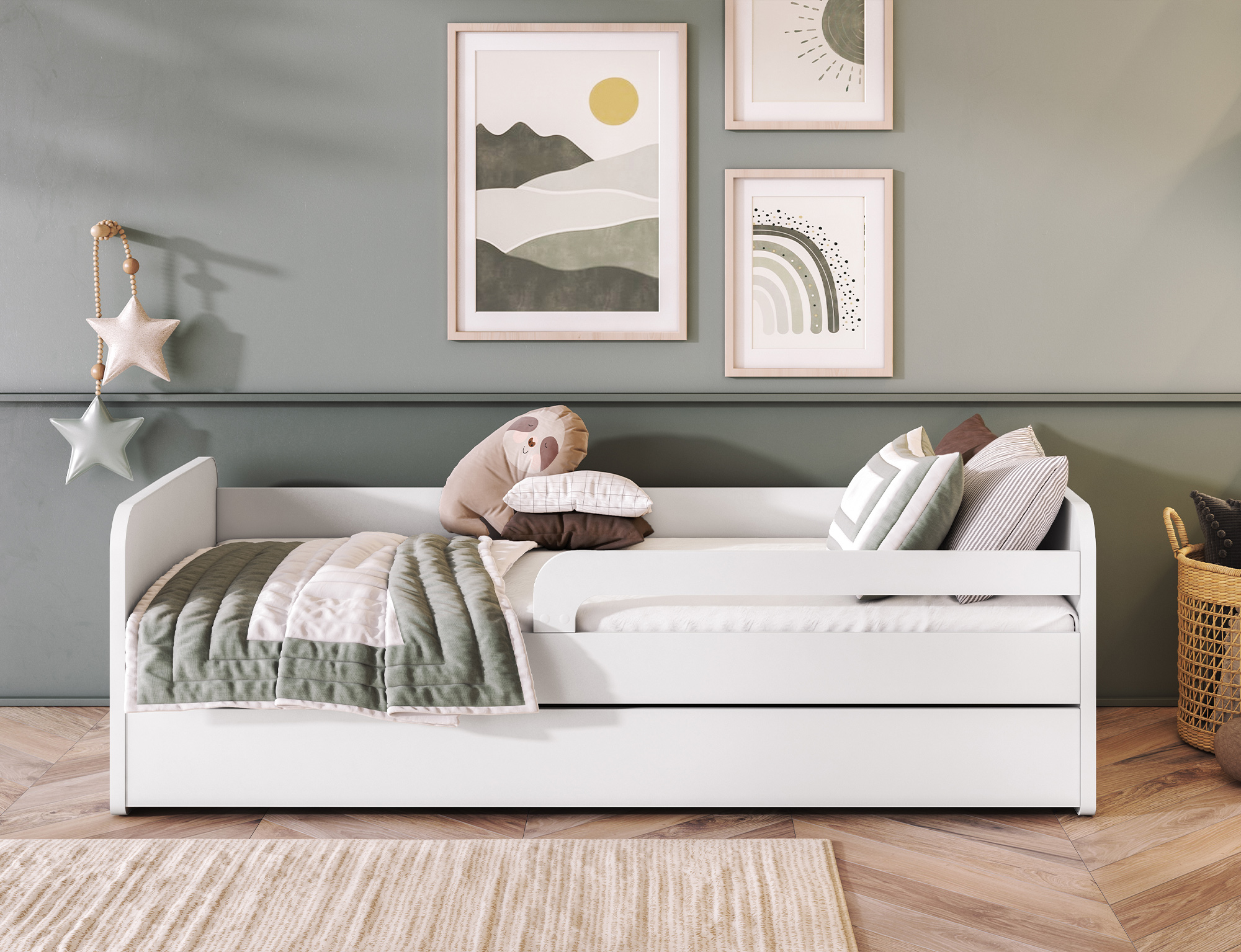 Dětská postel Duuli Barva korpusu: Bílá