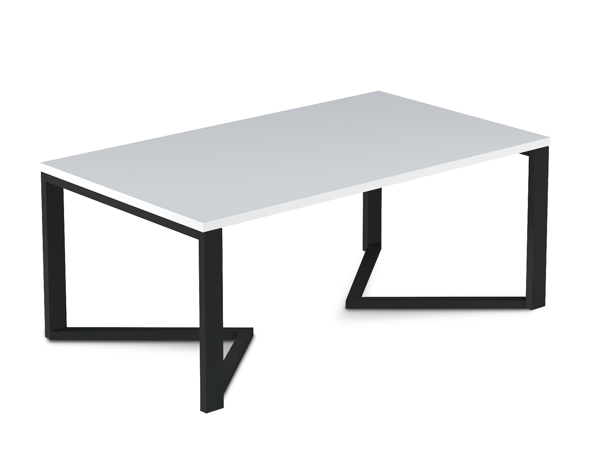 Konferenční stolek Gavino Barva desky: Bílá