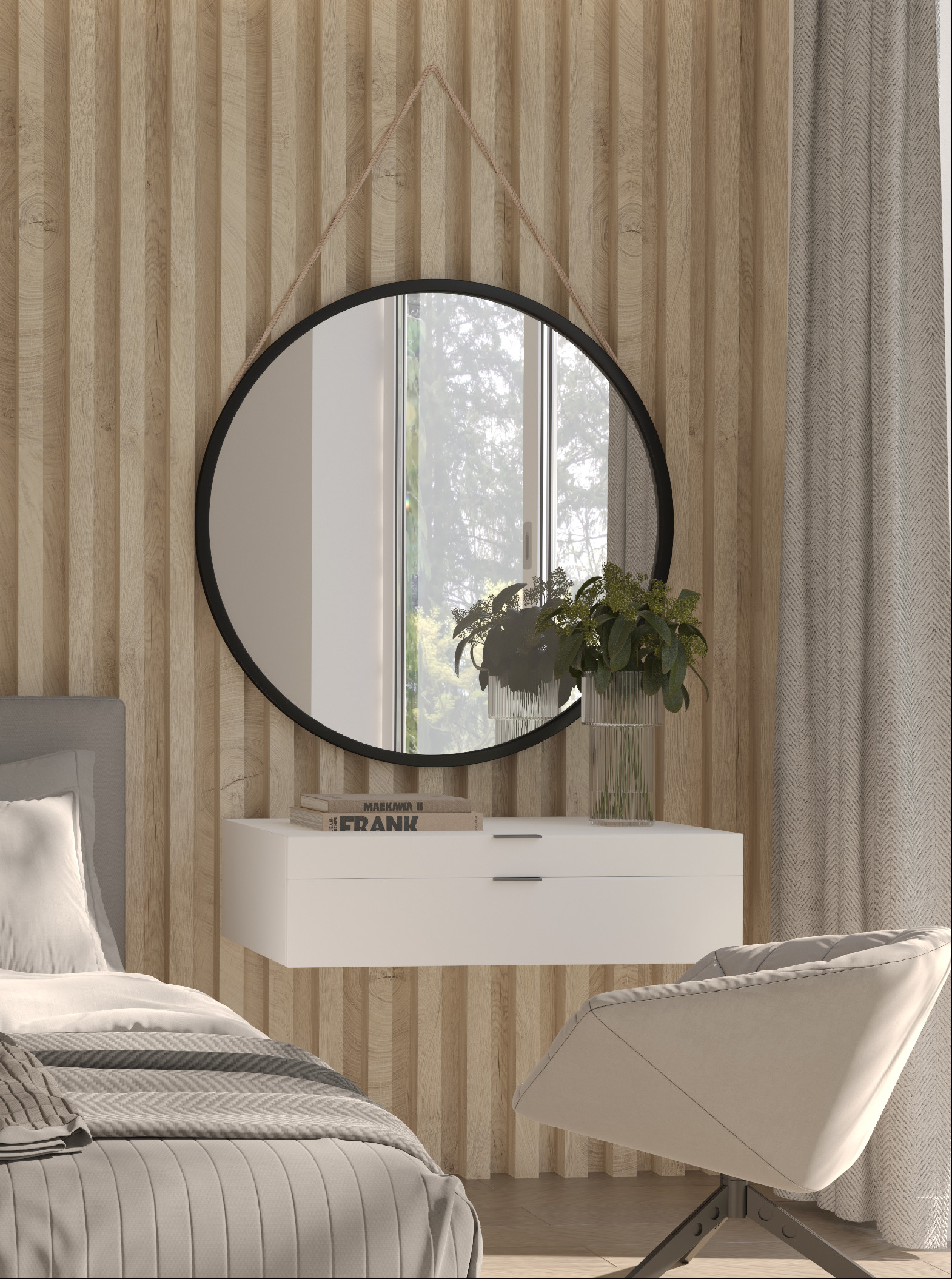 Zrcadlo Grace Barva korpusu: Černá