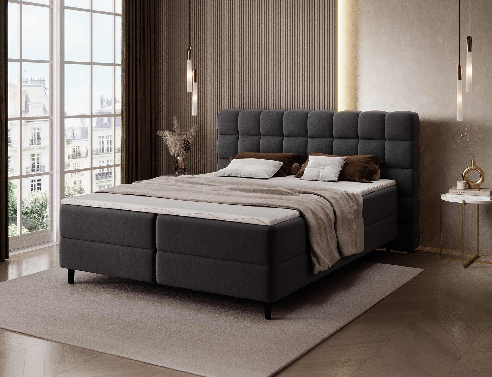 Boxspring Camma Rozměr: 140 x 200 cm