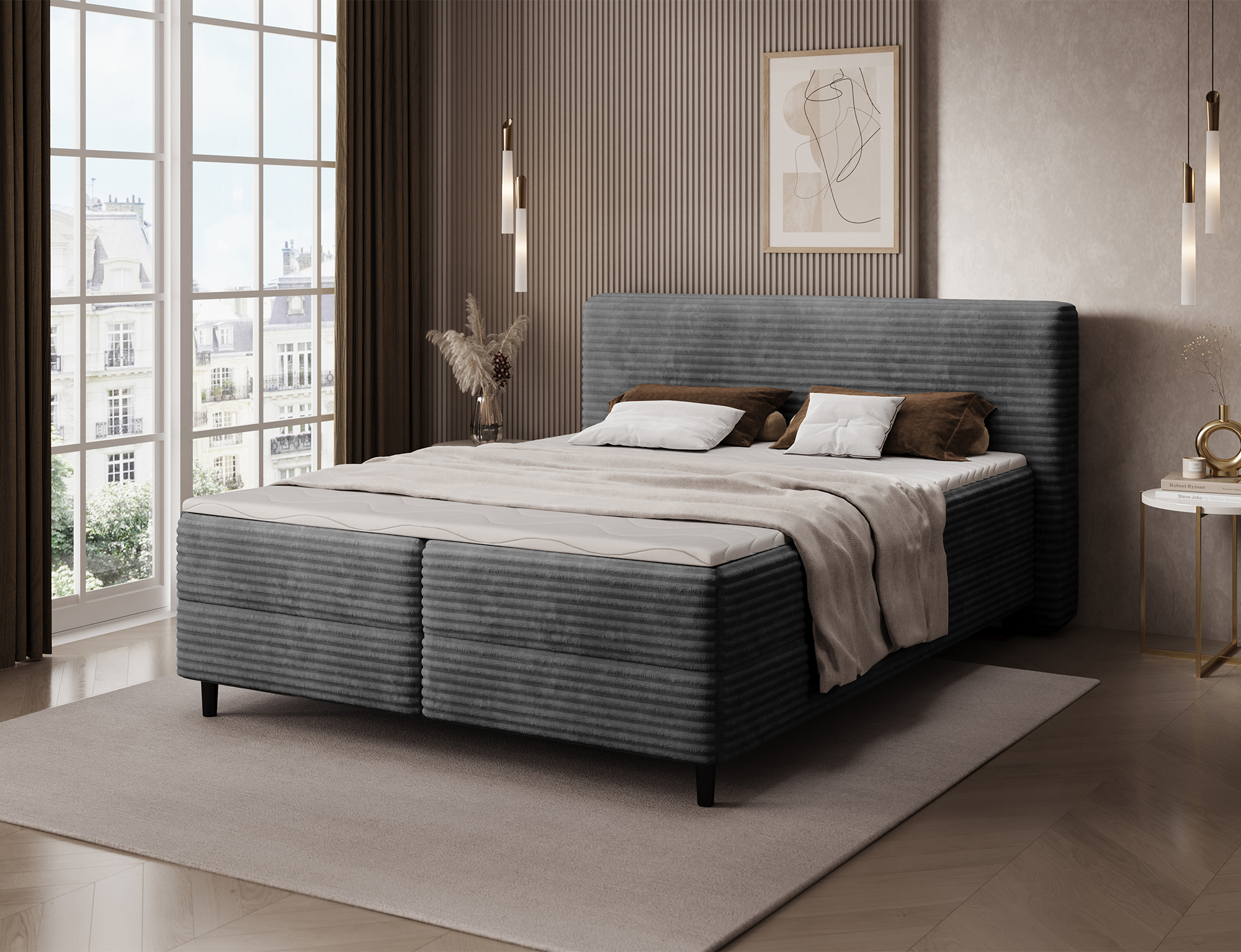 Boxspring Cortiko Rozměry: 180 x 200 cm