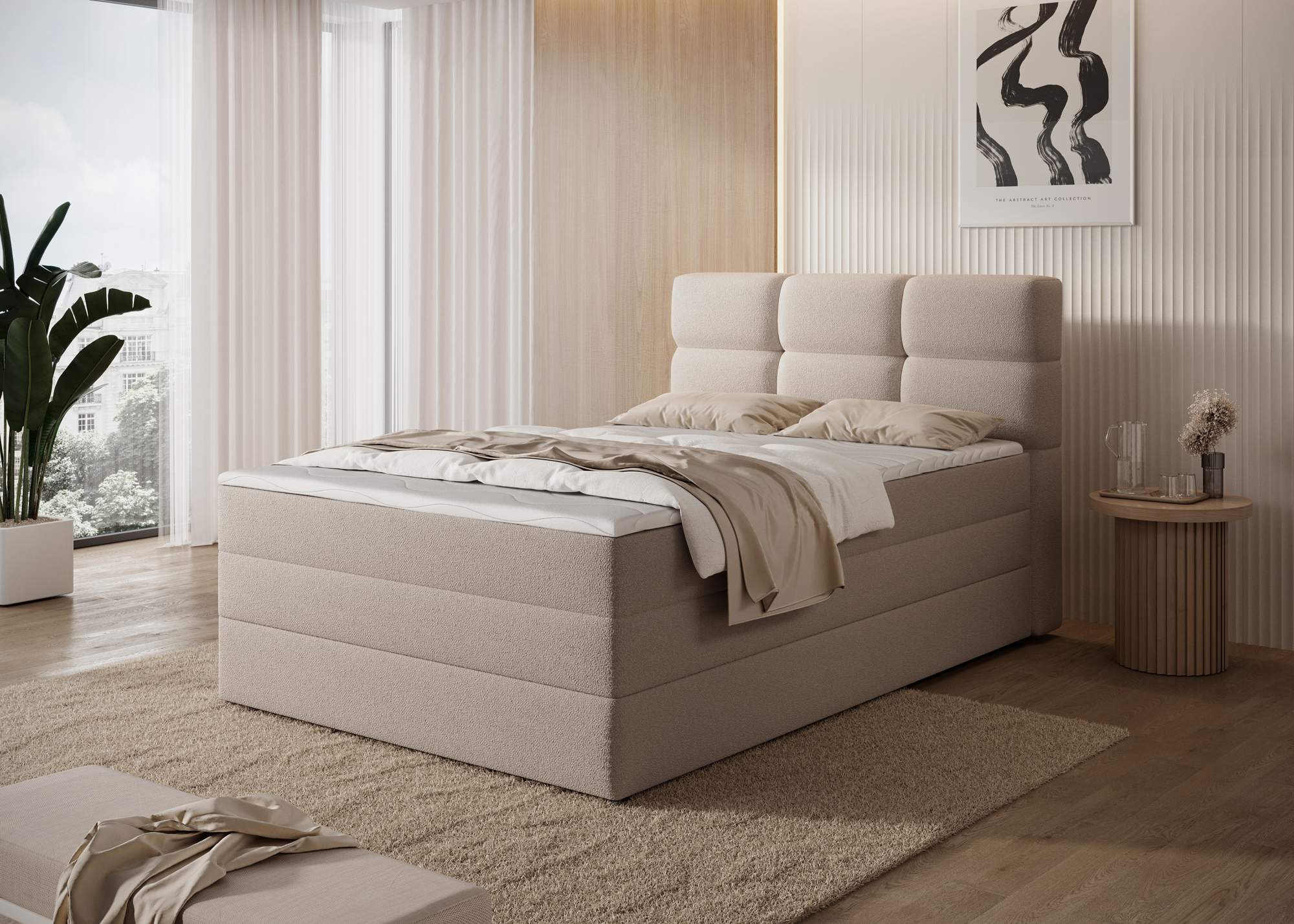 Boxspring Kasped Rozměr: 140 x 200 cm