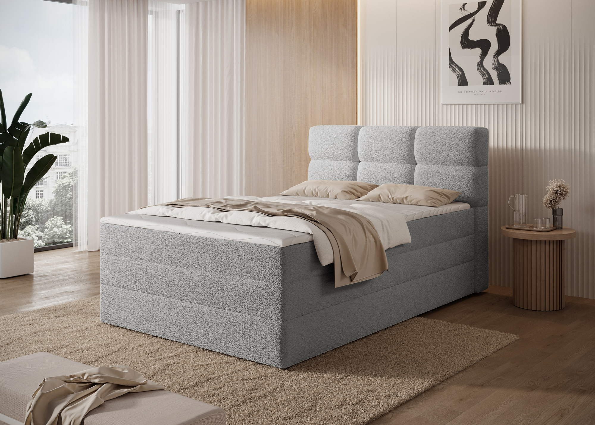 Boxspring Kasped Rozměr: 140 x 200 cm