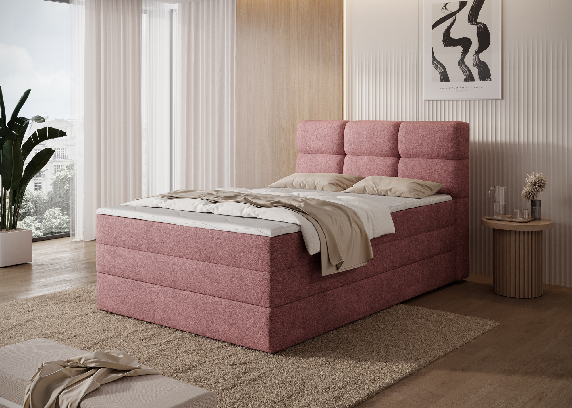 Boxspring Kasped Rozměr: 140 x 200 cm