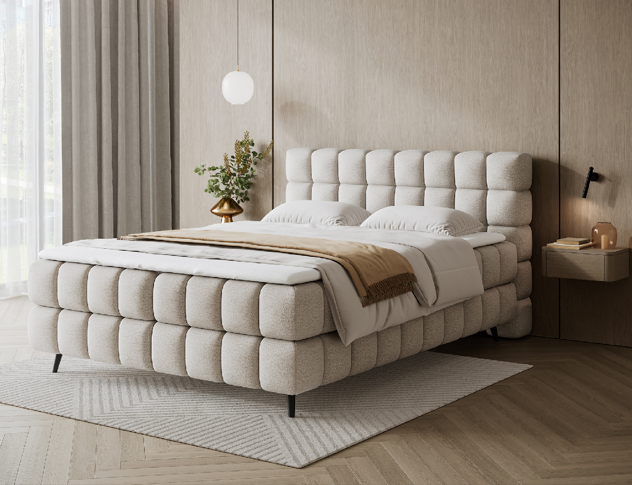 Boxspring Sabeno Rozměry: 160 x 200 cm