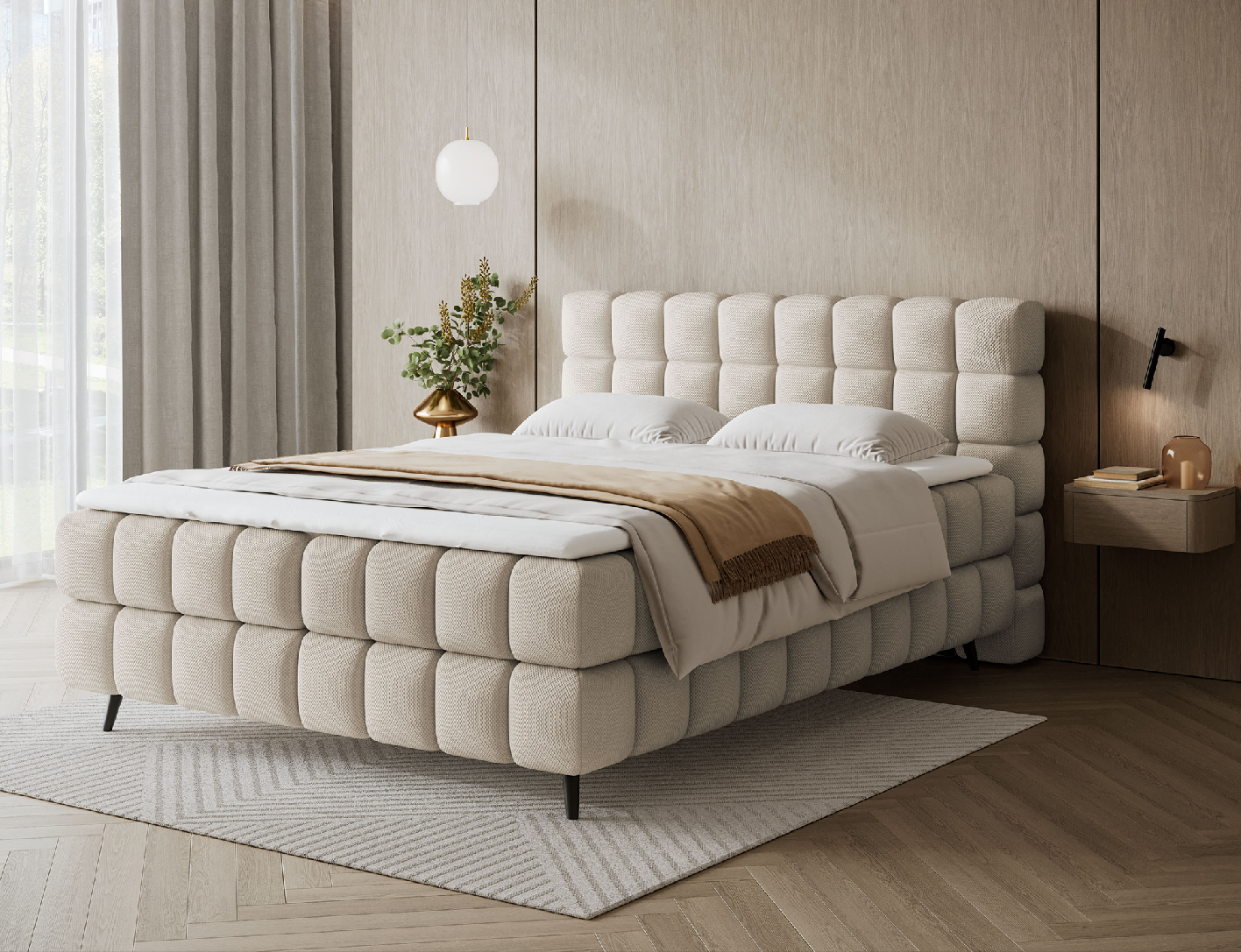 Boxspring Sabeno Rozměry: 180 x 200 cm