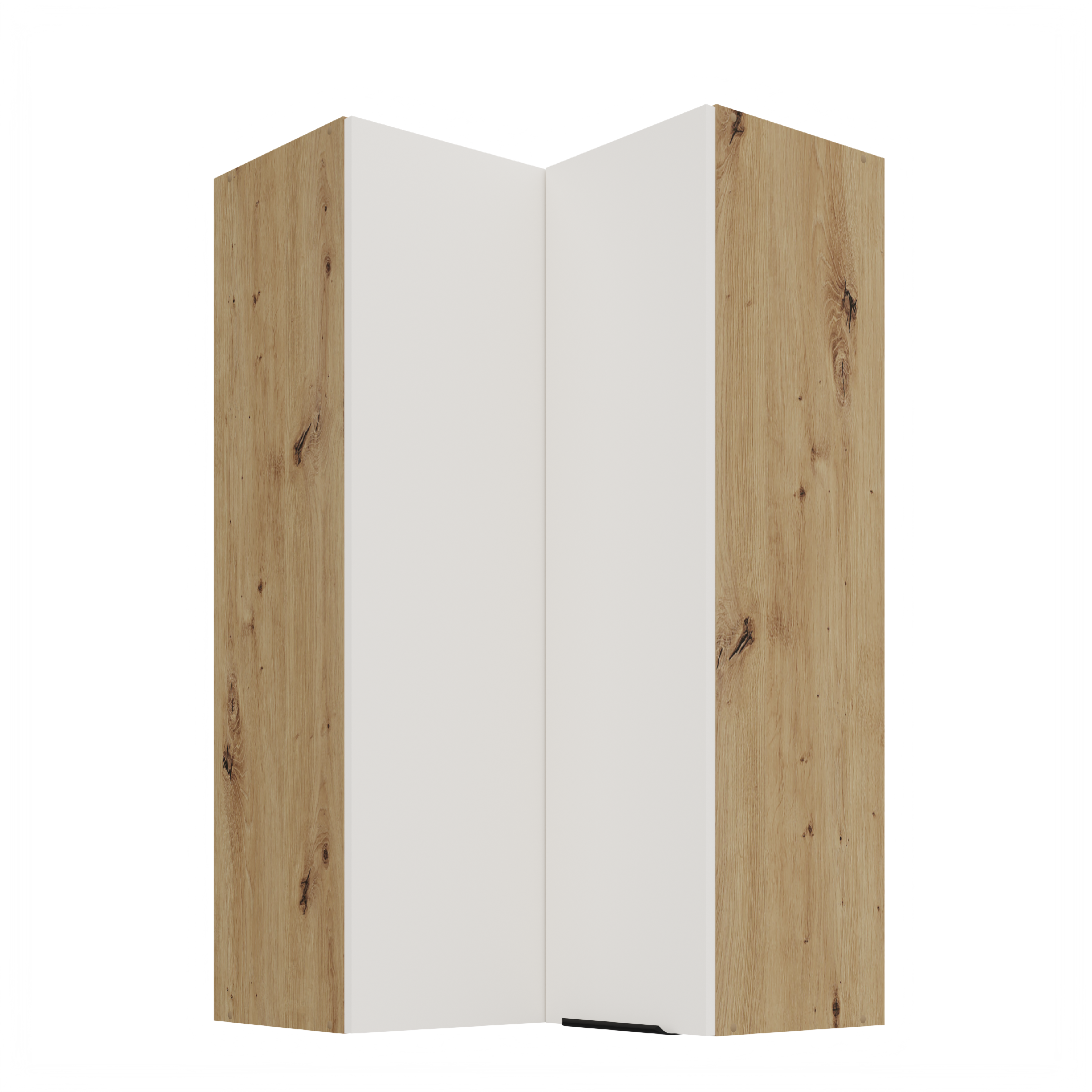 Horní rohová skříňka Aria 60x60 GN-108 2F (90°) Barva korpusu: Dub artisan