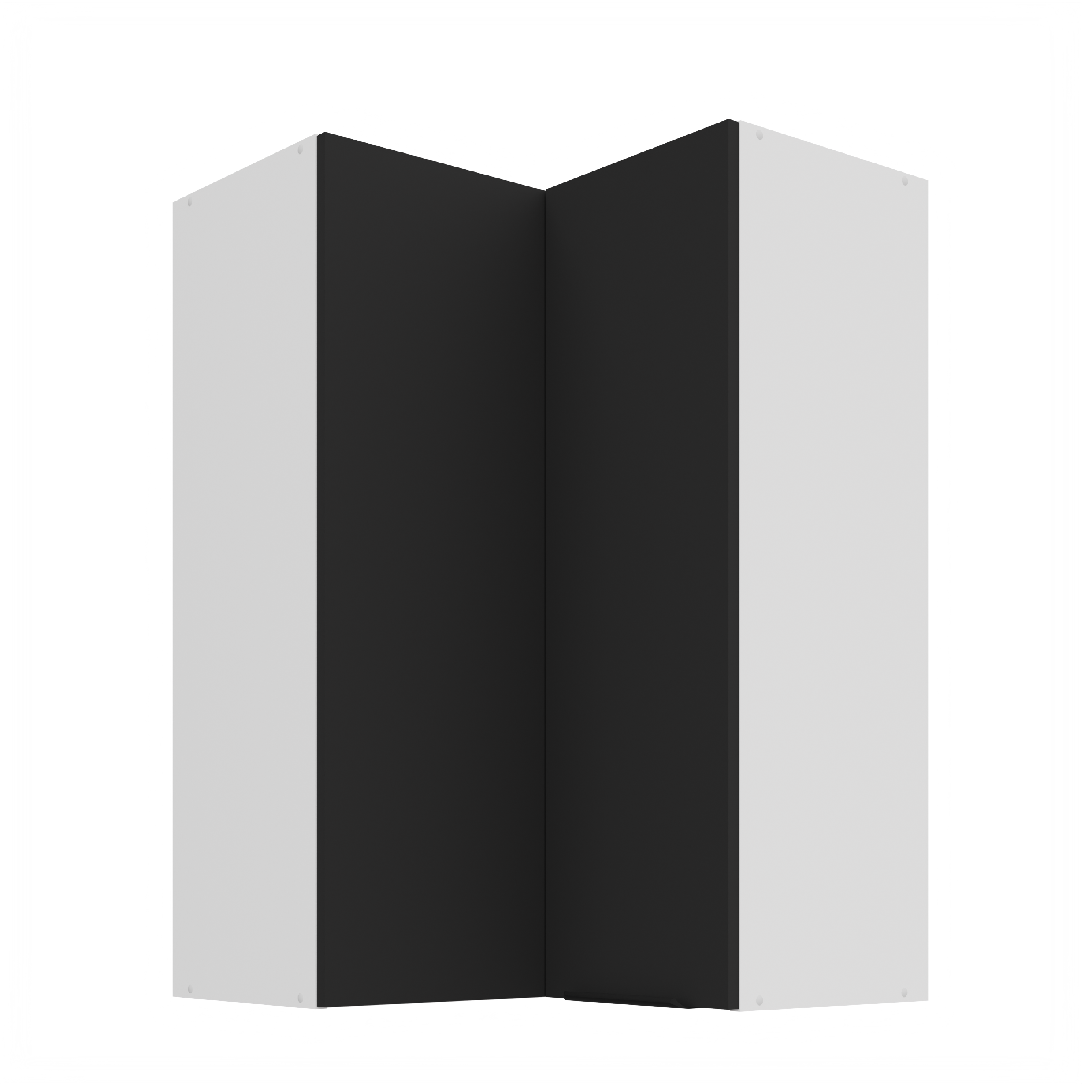 Horní rohová skříňka Aria 60x60 GN-90 2F (90°) Barva korpusu: Bílá