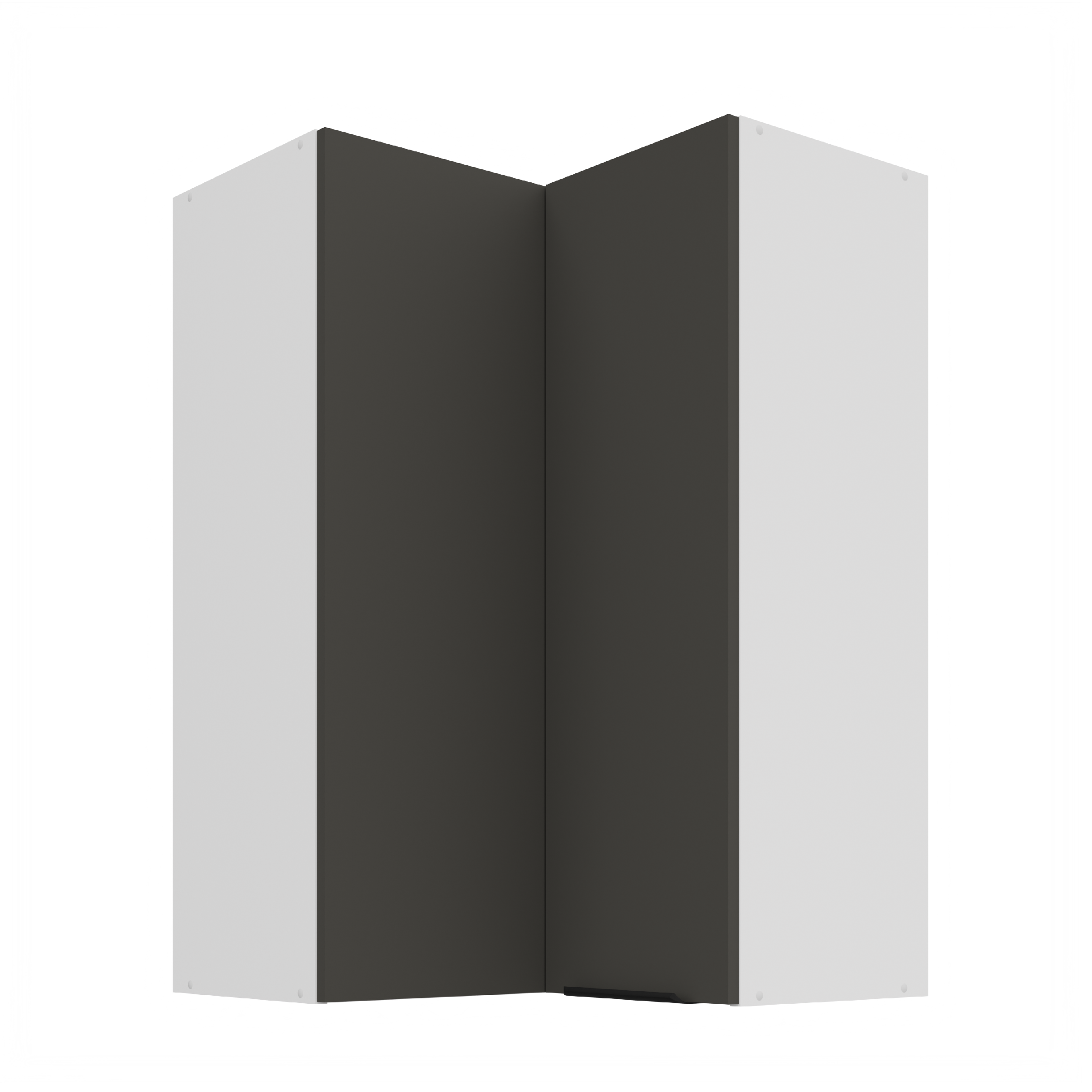 Horní rohová skříňka Aria 60x60 GN-90 2F (90°) Barva korpusu: Bílá