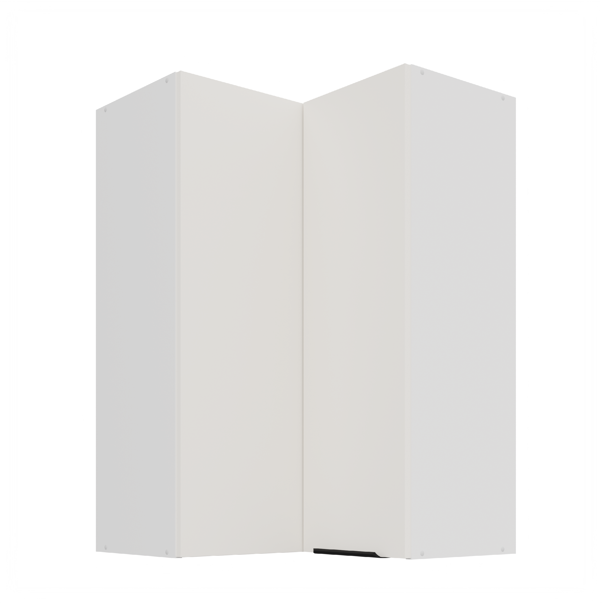 Horní rohová skříňka Aria 60x60 GN-90 2F (90°) Barva korpusu: Bílá