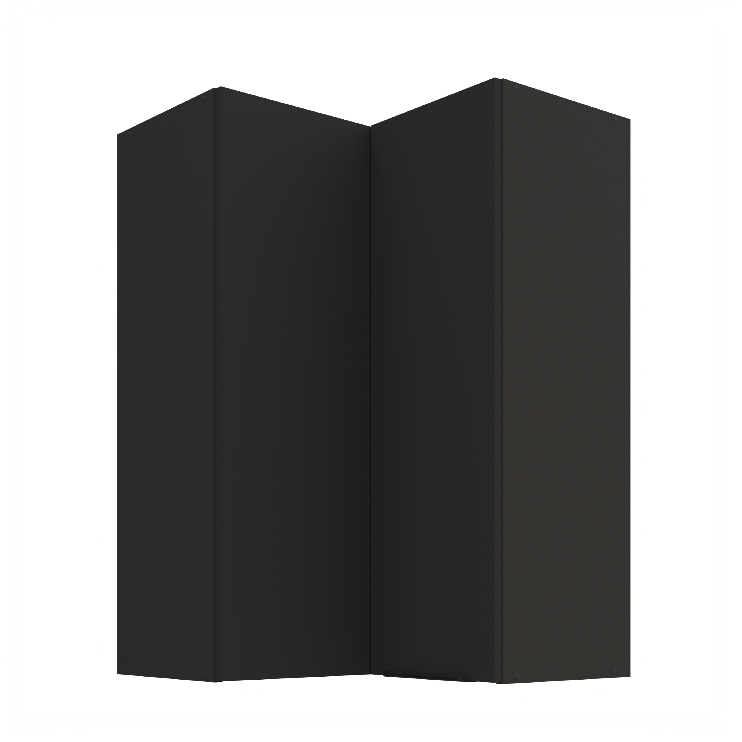 Horní rohová skříňka Aria 60x60 GN-90 2F (90°) Barva korpusu: Černá