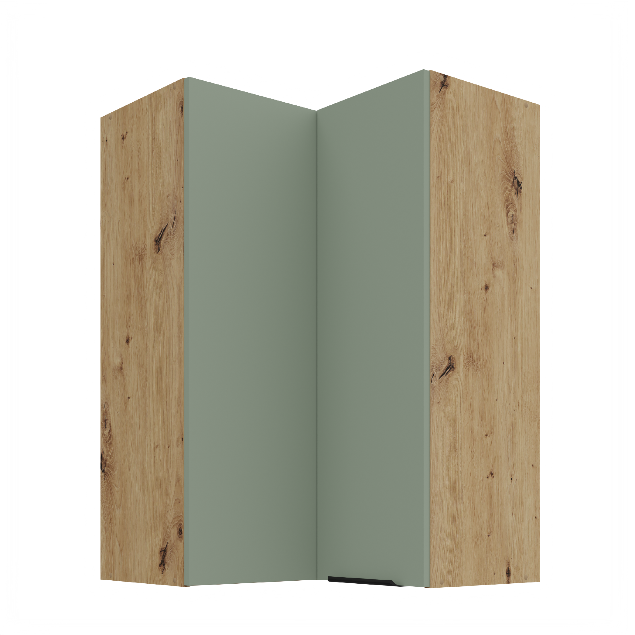 Horní rohová skříňka Aria 60x60 GN-90 2F (90°) Barva korpusu: Dub artisan