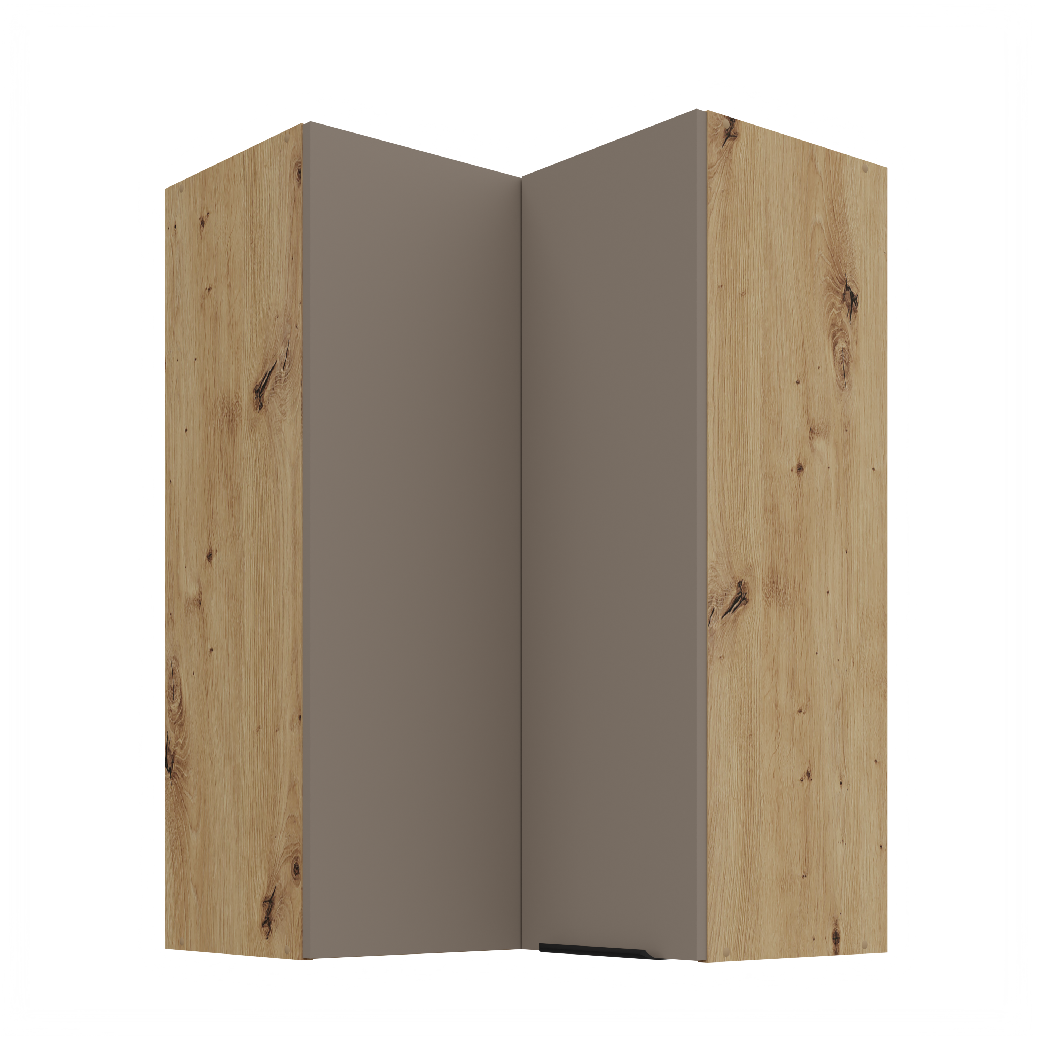 Horní rohová skříňka Aria 60x60 GN-90 2F (90°) Barva korpusu: Dub artisan