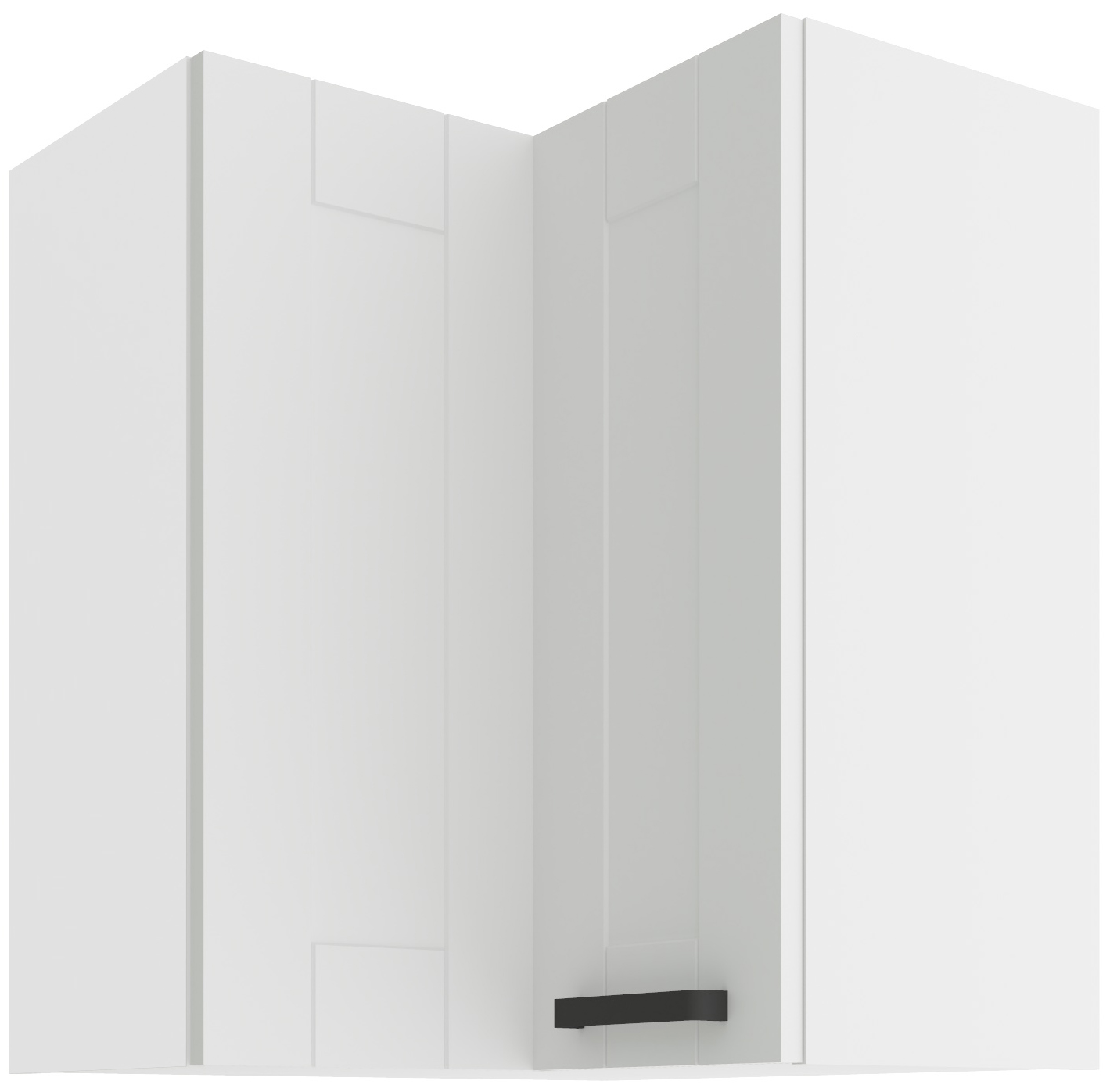 Horní rohová skříňka Luna 60x60 GN-72 2F (90°) Barva korpusu: Bílá