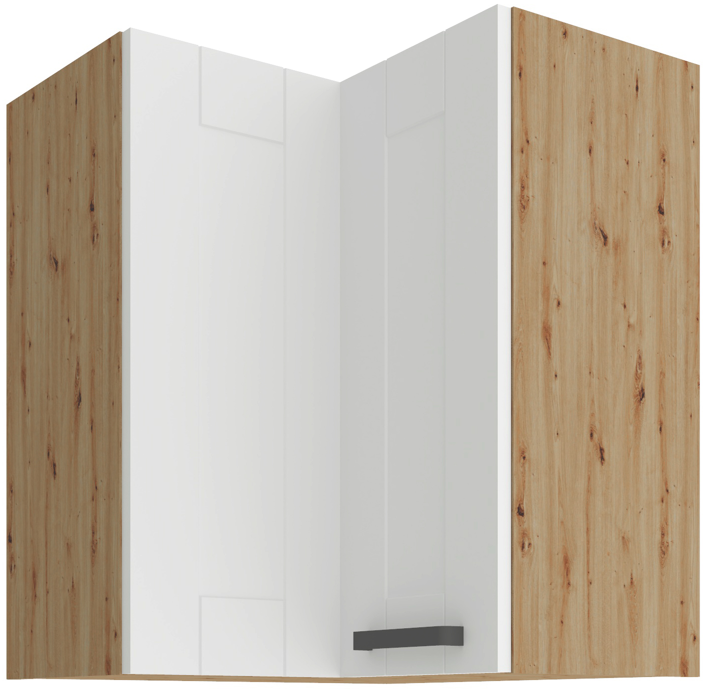 Horní rohová skříňka Luna 60x60 GN-72 2F (90°) Barva korpusu: Dub artisan