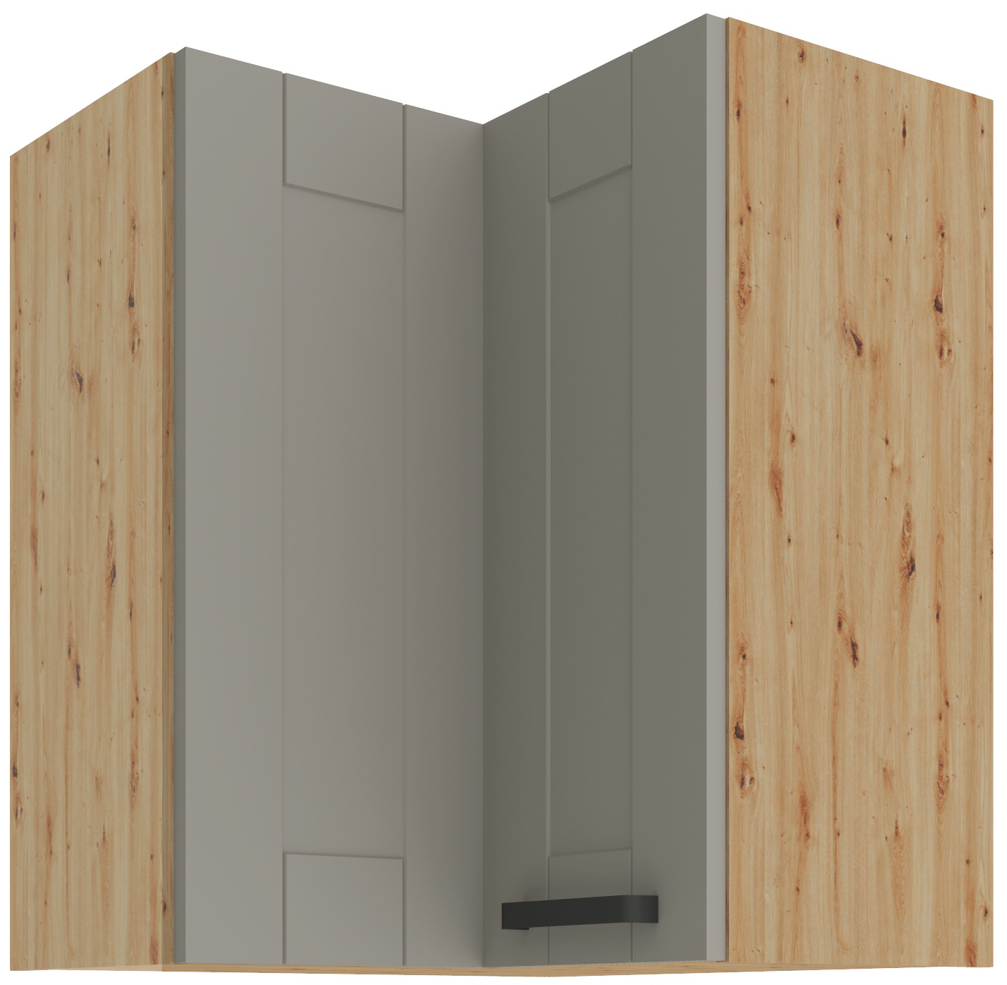 Horní rohová skříňka Luna 60x60 GN-72 2F (90°) Barva korpusu: Dub artisan