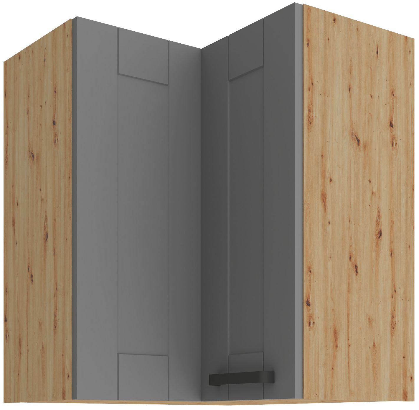 Horní rohová skříňka Luna 60x60 GN-72 2F (90°) Barva korpusu: Dub artisan