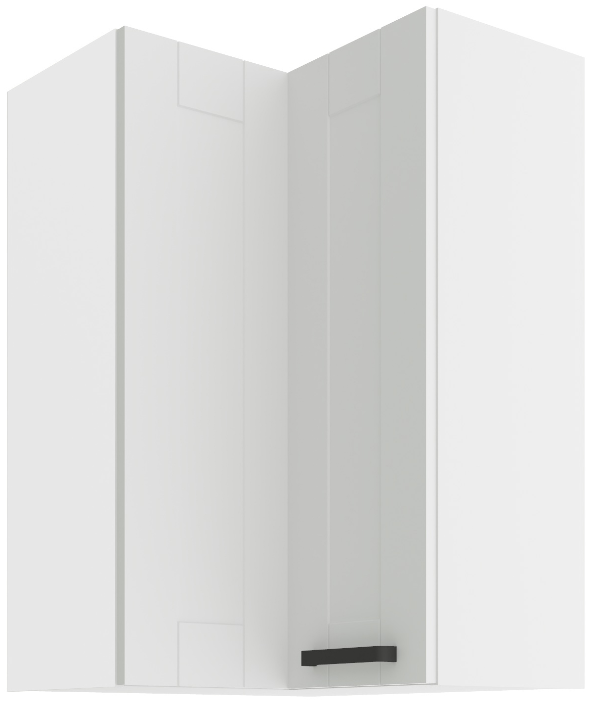Horní rohová skříňka Luna 60x60 GN-90 2F (90°) Barva korpusu: Bílá