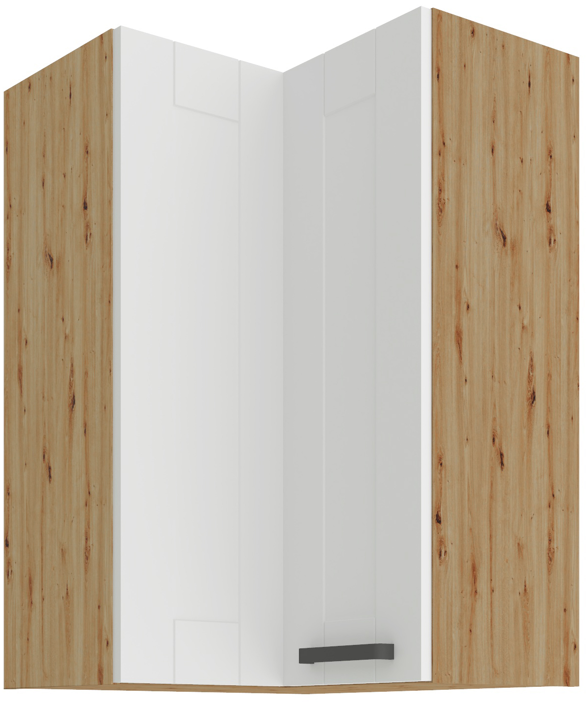 Horní rohová skříňka Luna 60x60 GN-90 2F (90°) Barva korpusu: Dub artisan