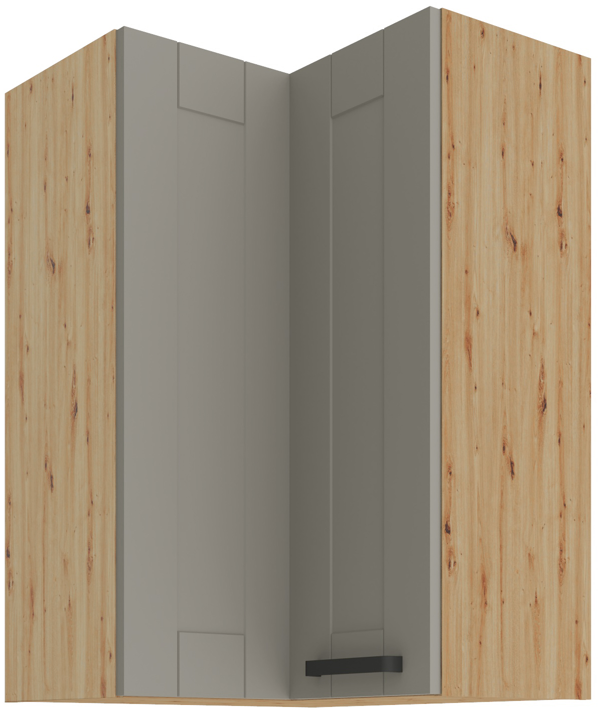 Horní rohová skříňka Luna 60x60 GN-90 2F (90°) Barva korpusu: Dub artisan