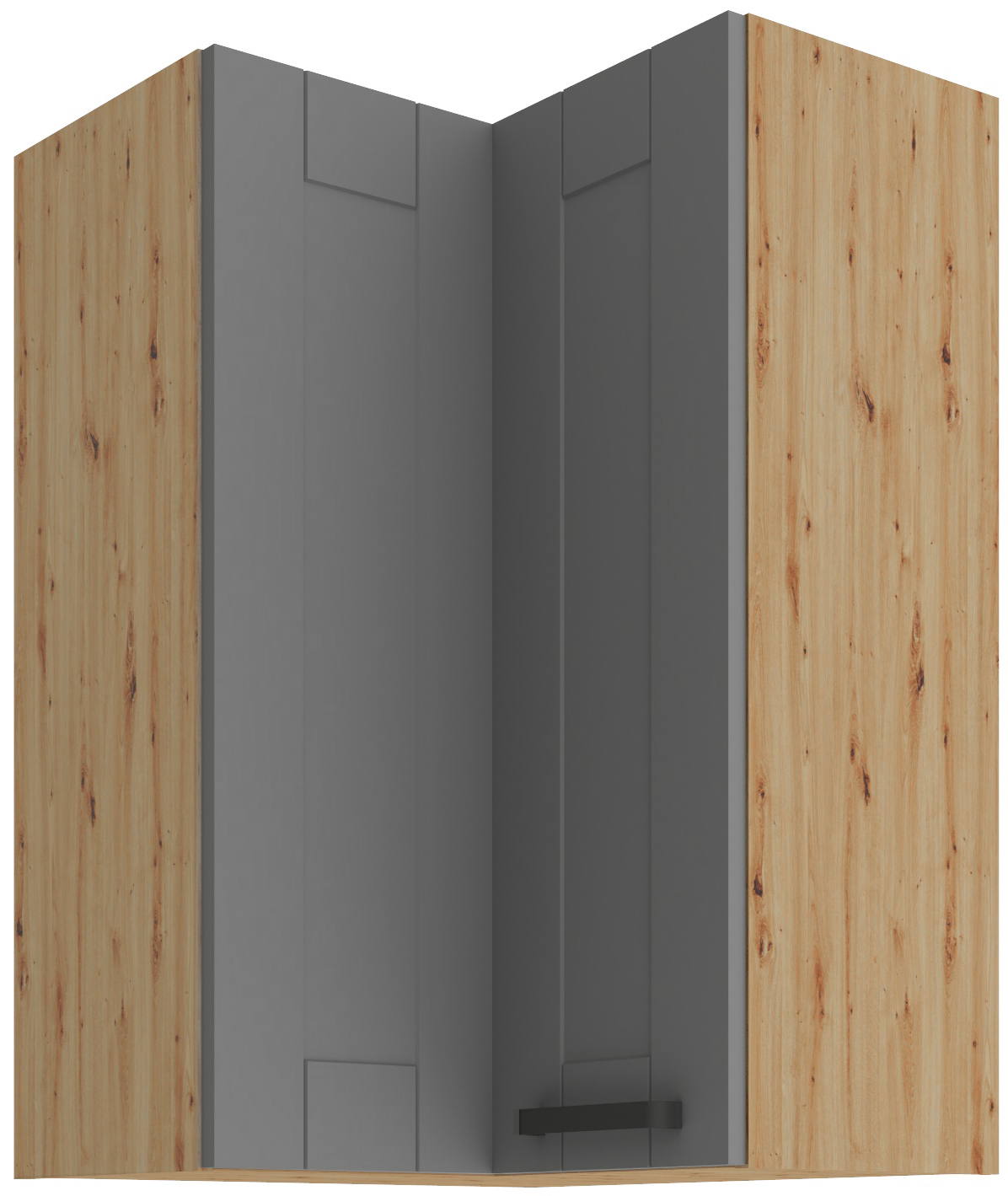 Horní rohová skříňka Luna 60x60 GN-90 2F (90°) Barva korpusu: Dub artisan