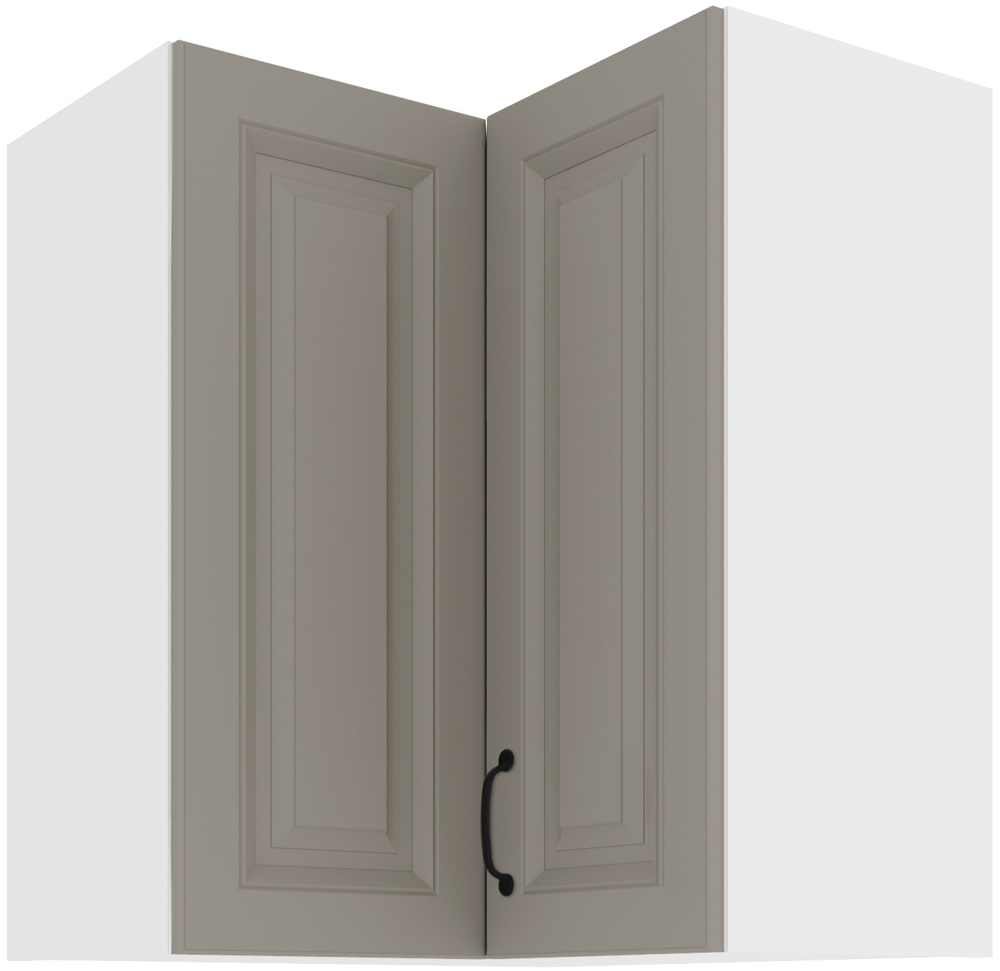 Horní rohová skříňka Stilo 60x60 GN-72 2F (90°) Barva korpusu: Bílá