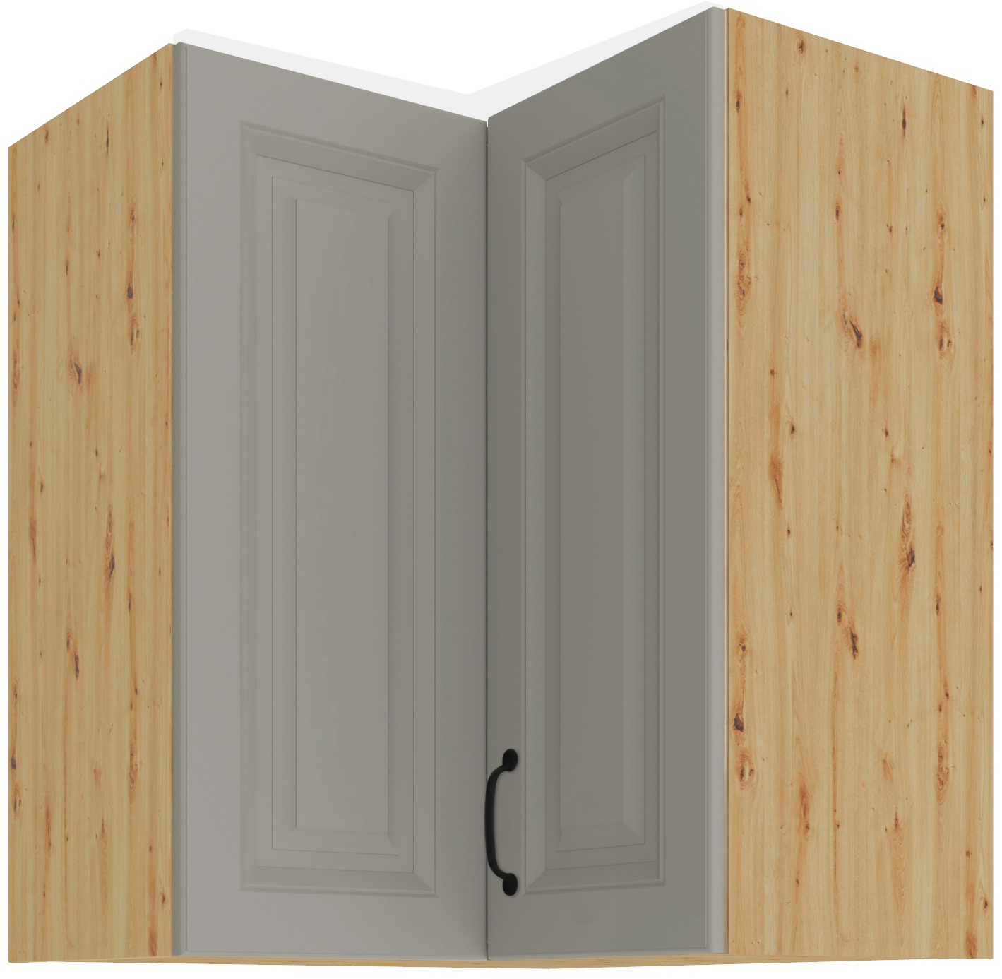 Horní rohová skříňka Stilo 60x60 GN-72 2F (90°) Barva korpusu: Dub artisan