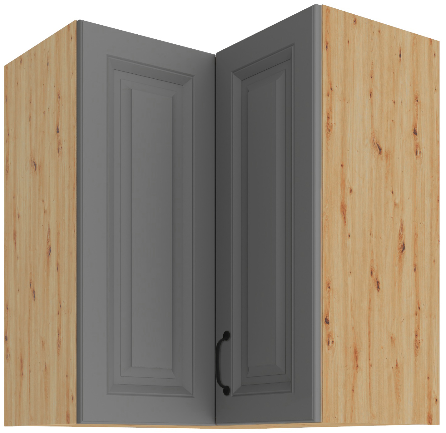 Horní rohová skříňka Stilo 60x60 GN-72 2F (90°) Barva korpusu: Dub artisan