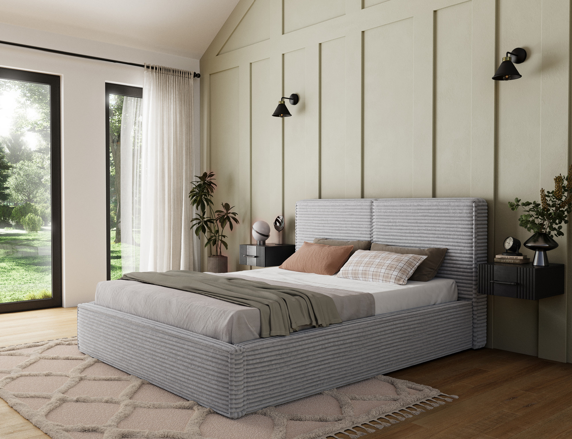 Postel Pesillo - kovový rám Rozměry: 140 x 200 cm