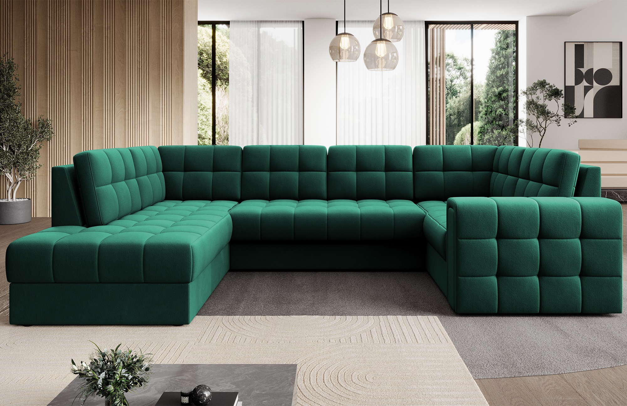 Sedací souprava Blewett Provedení: Levá U