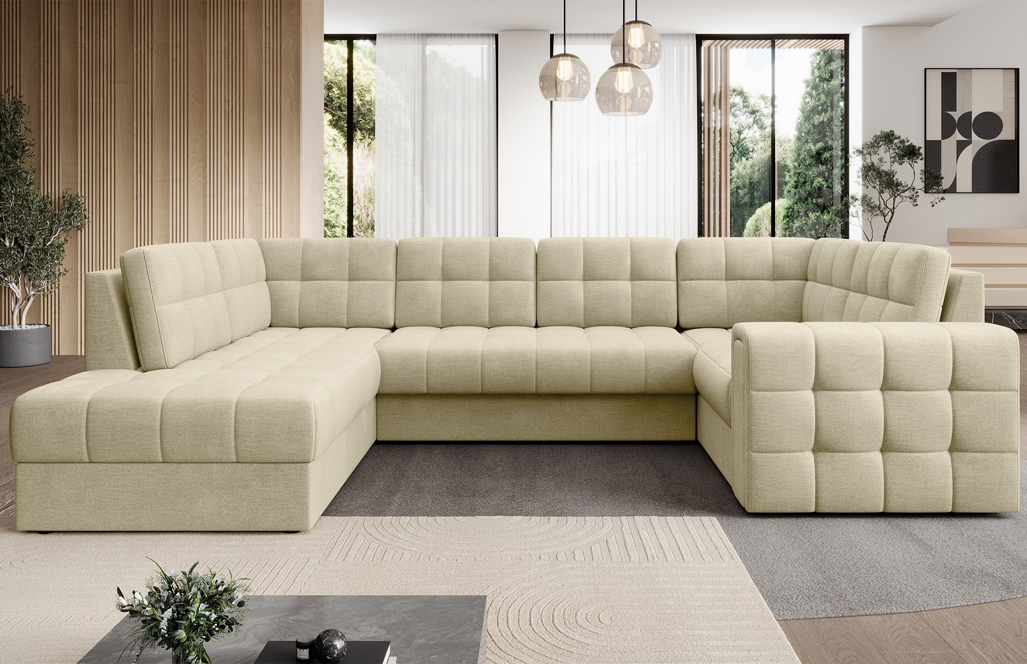 Sedací souprava Blewett Provedení: Levá U