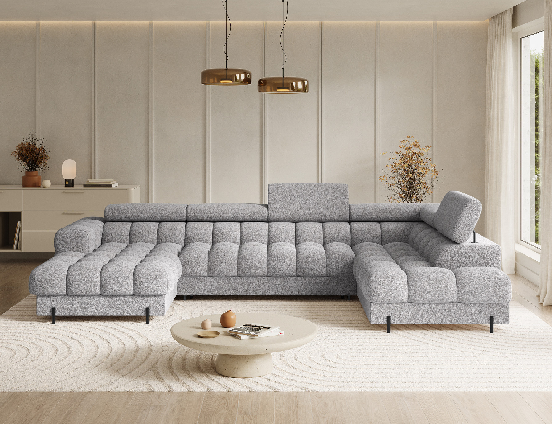 Sedací souprava Feraria Provedení: Levá U