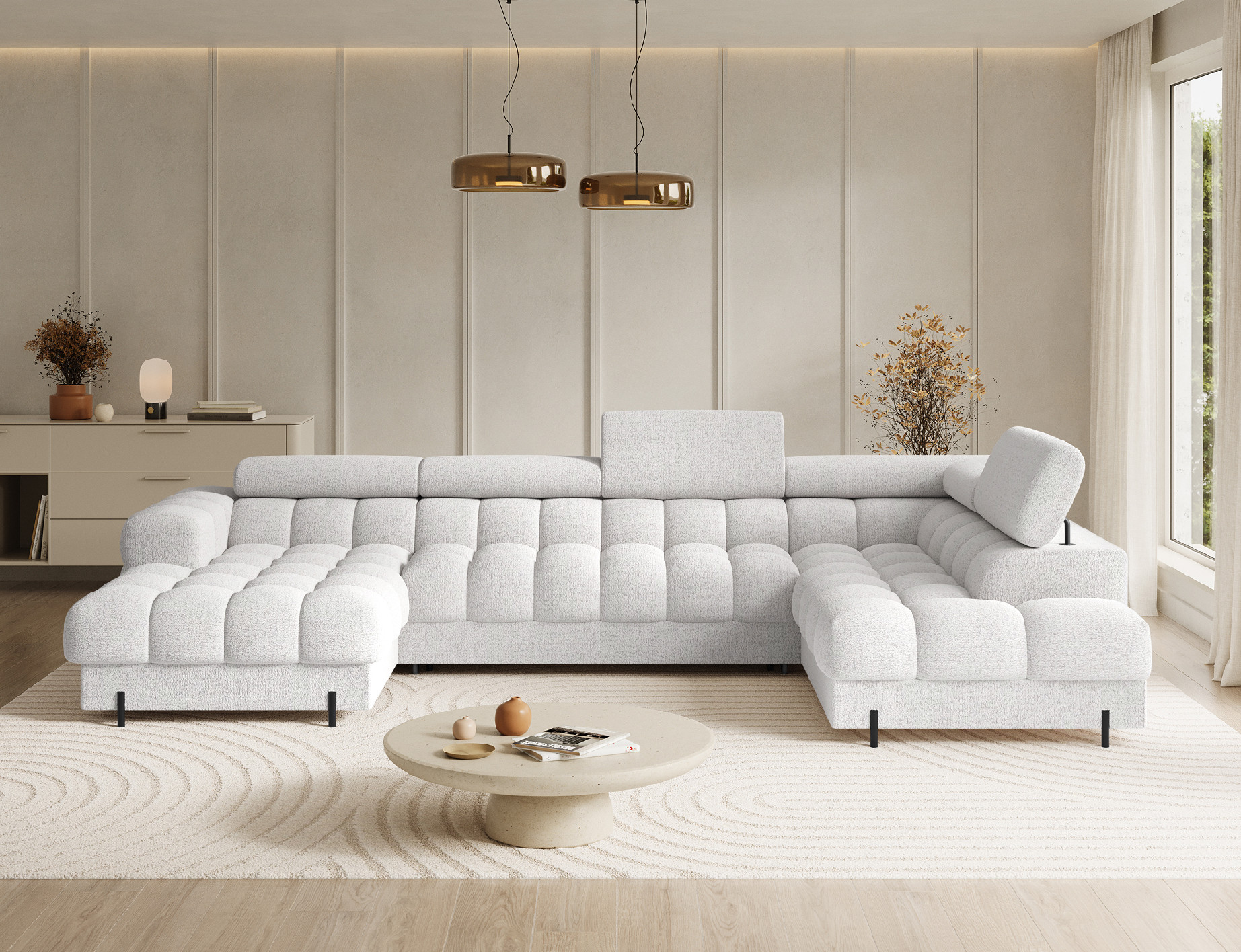 Sedací souprava Feraria Provedení: Levá U