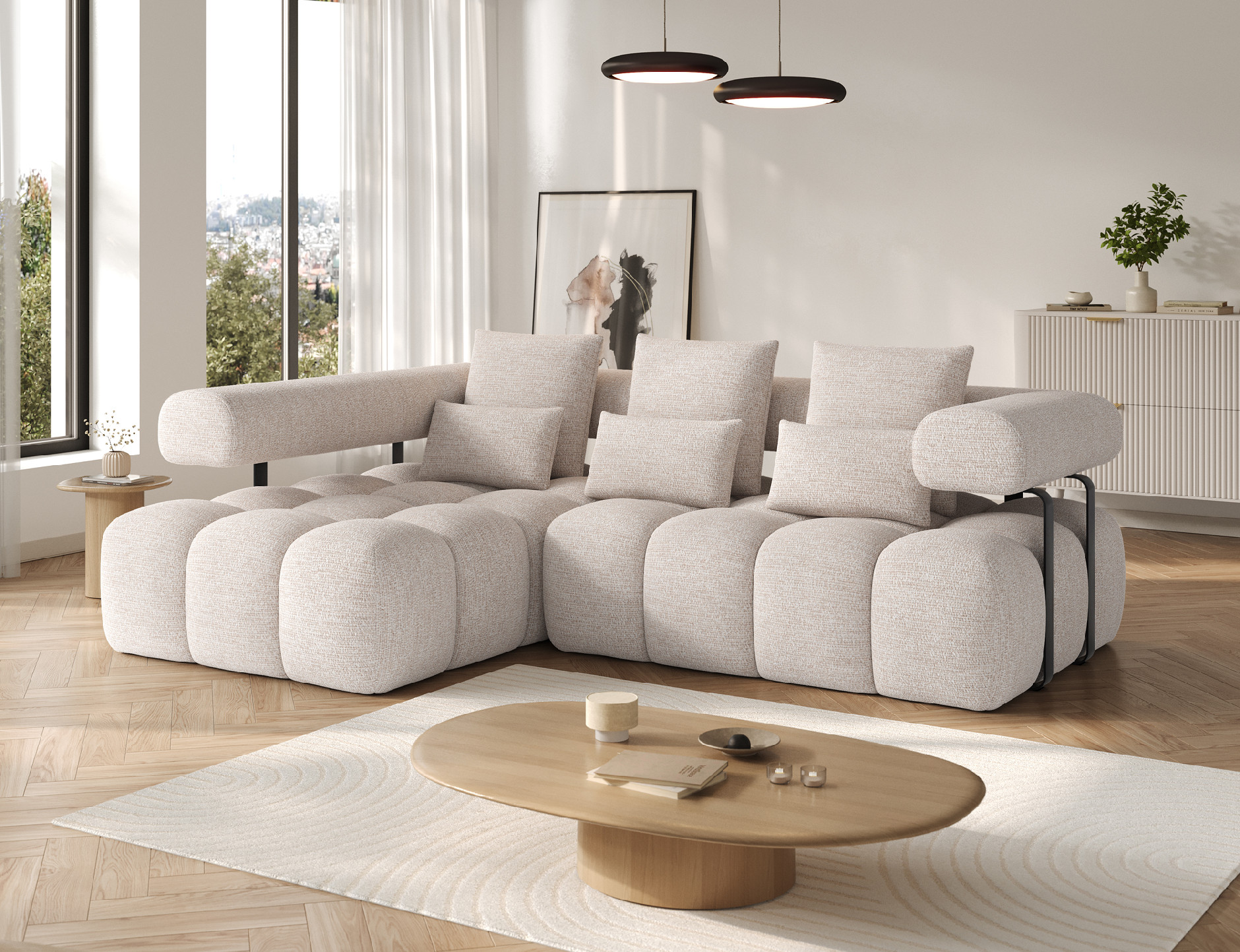 Sedací souprava Levvi Provedení: Levá varianta