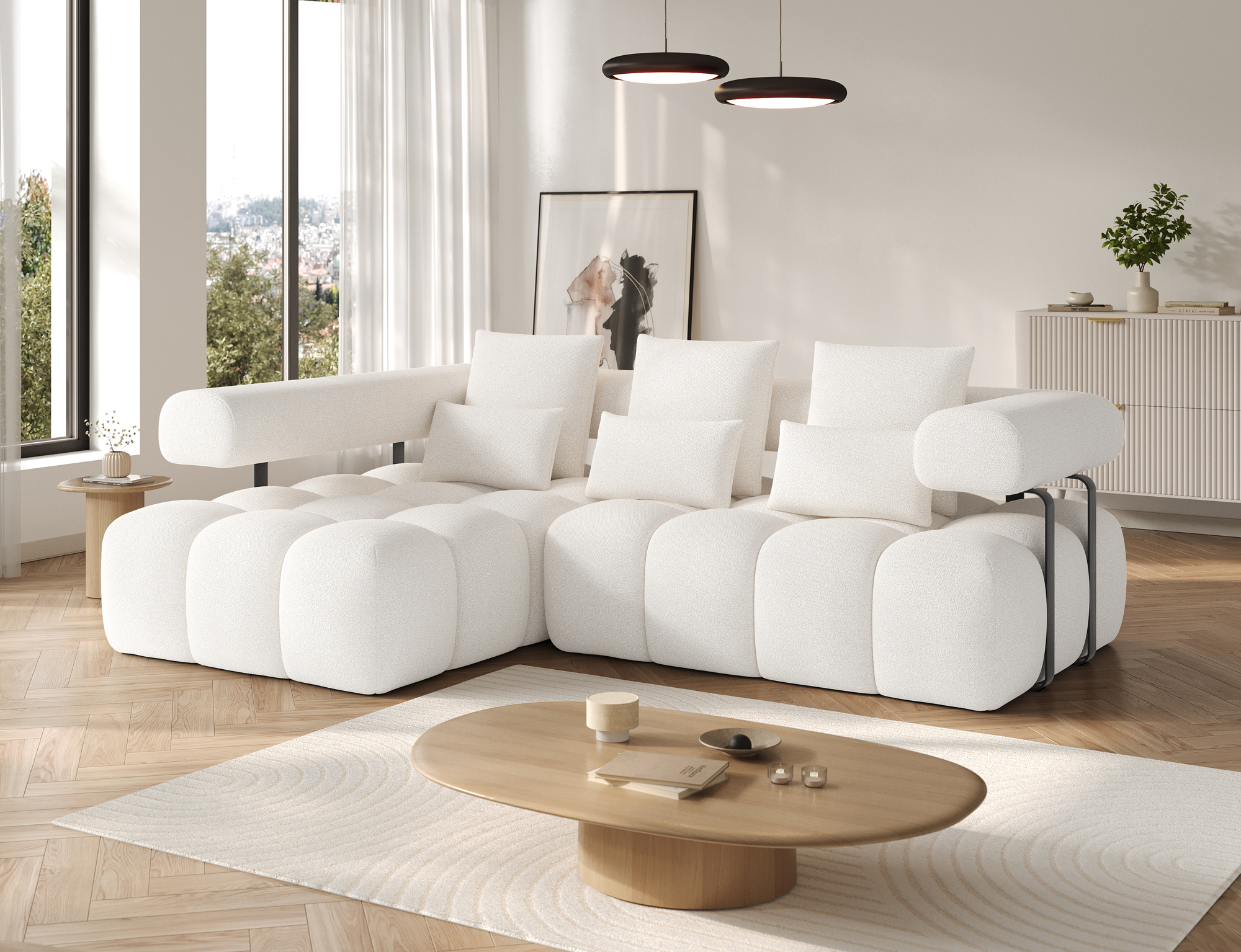 Sedací souprava Levvi Provedení: Levá varianta