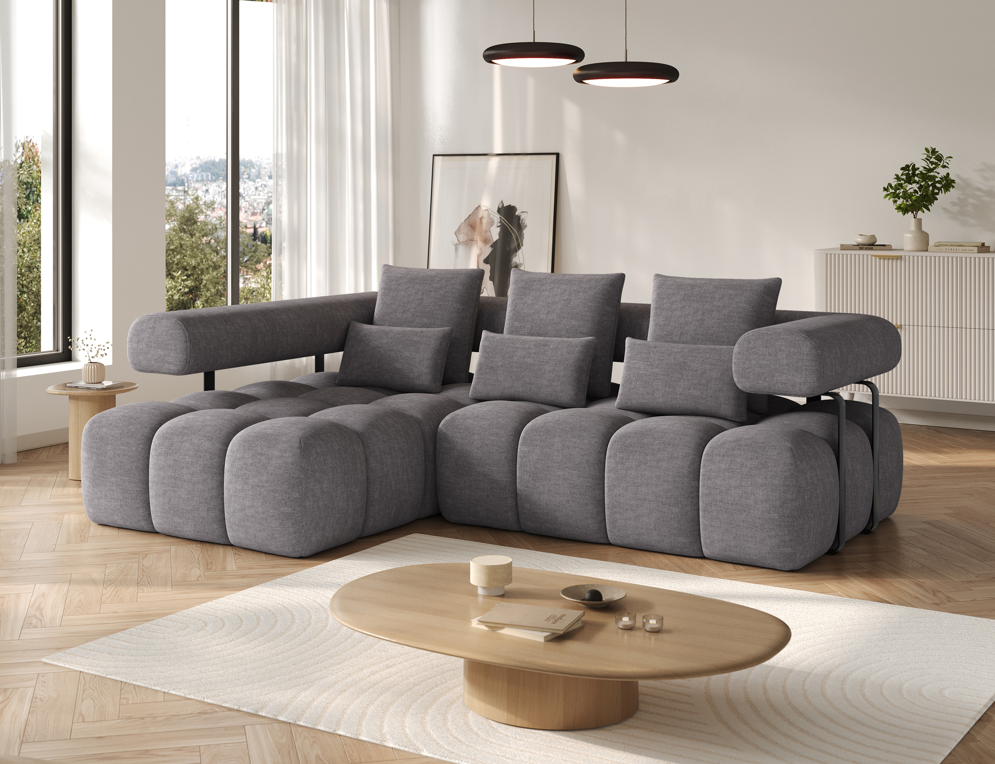 Sedací souprava Levvi Provedení: Levá varianta