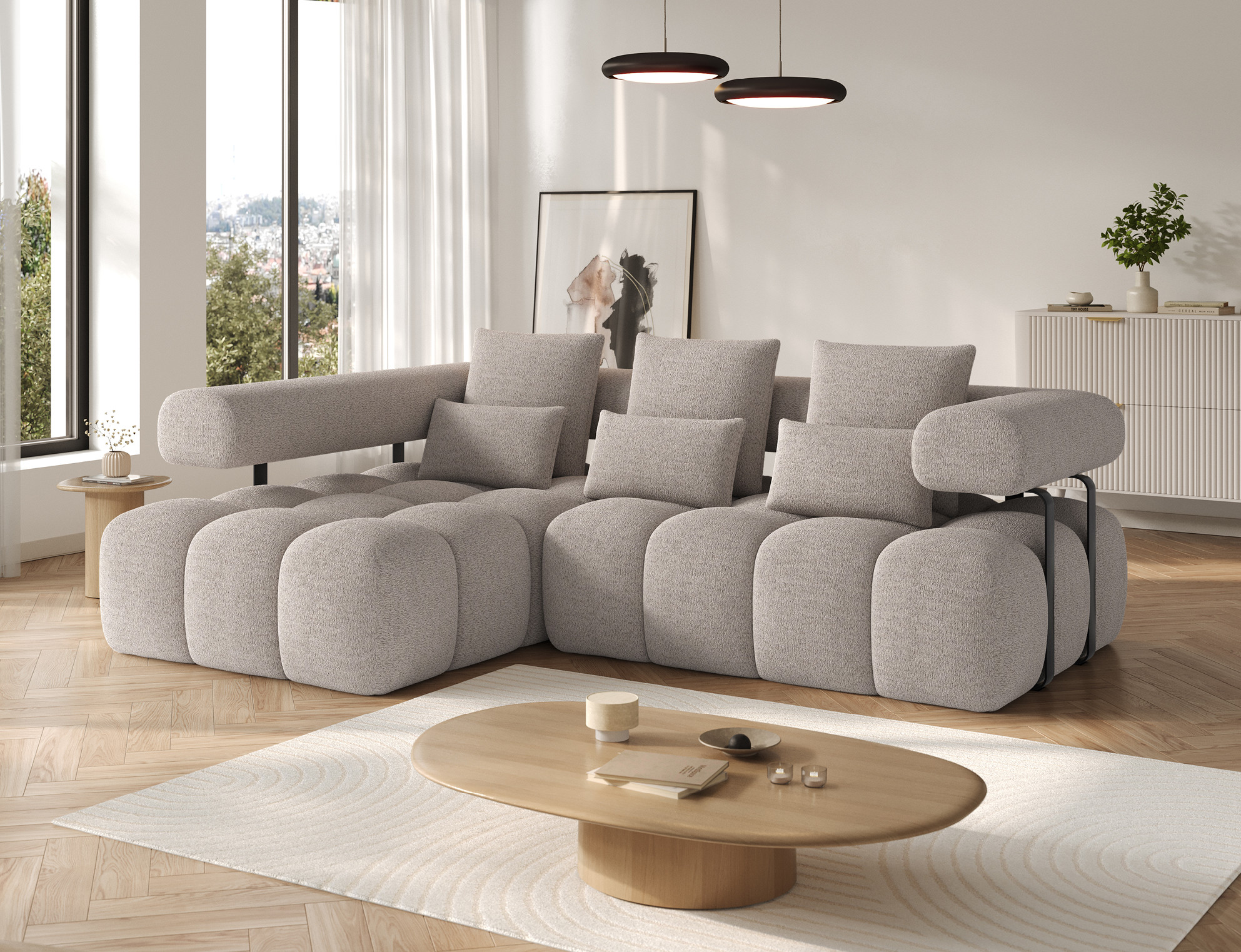 Sedací souprava Levvi Provedení: Levá varianta