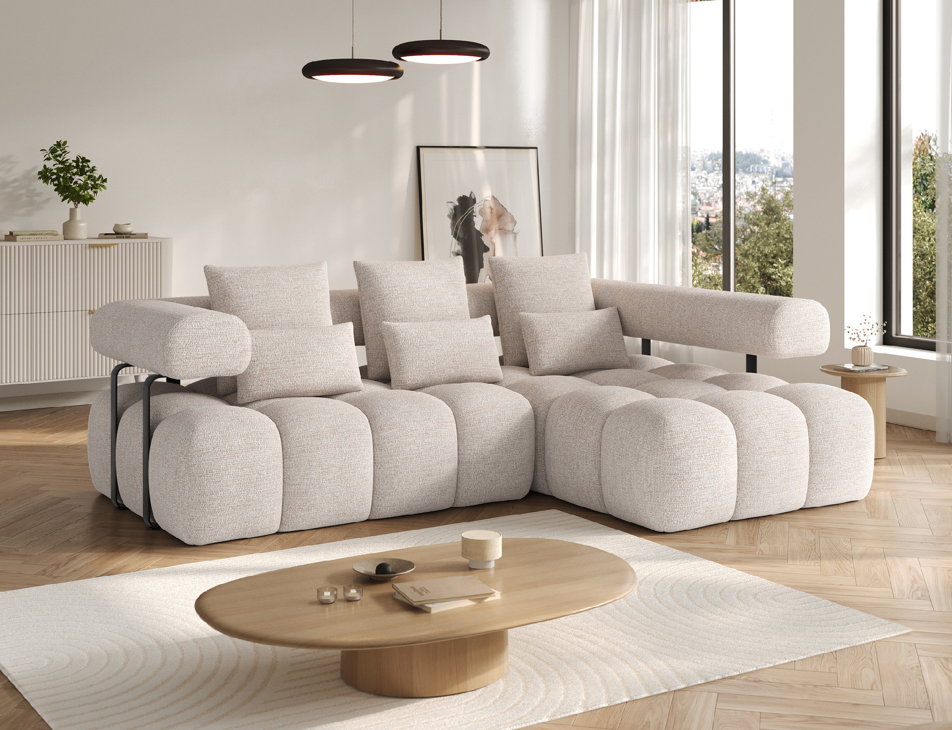 Sedací souprava Levvi Provedení: Pravá varianta