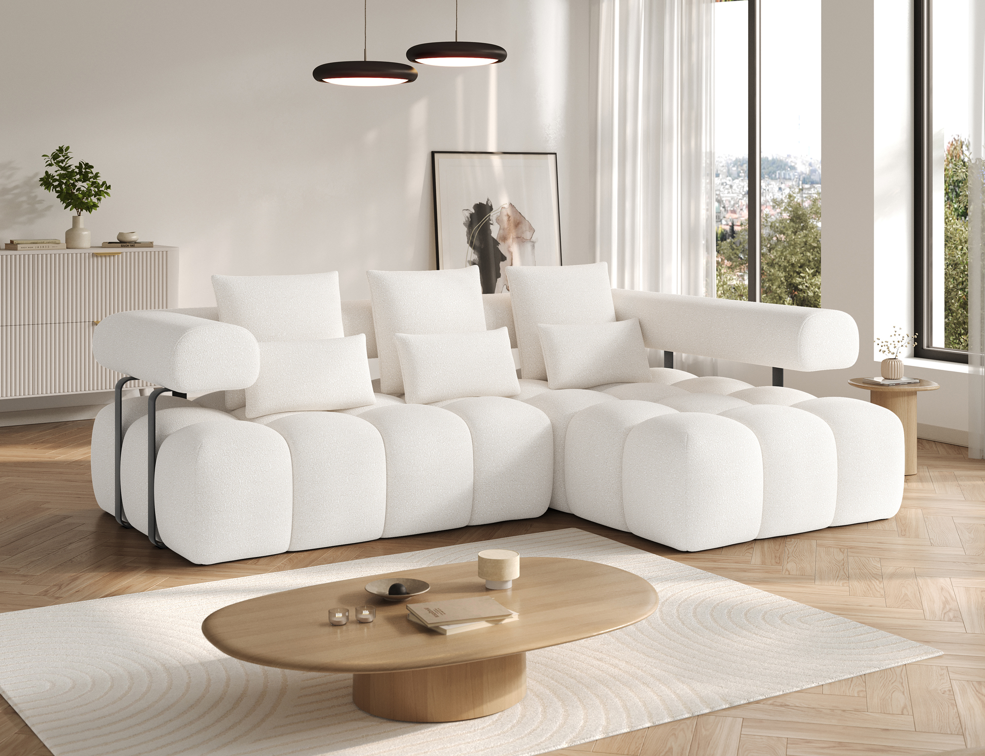 Sedací souprava Levvi Provedení: Pravá varianta