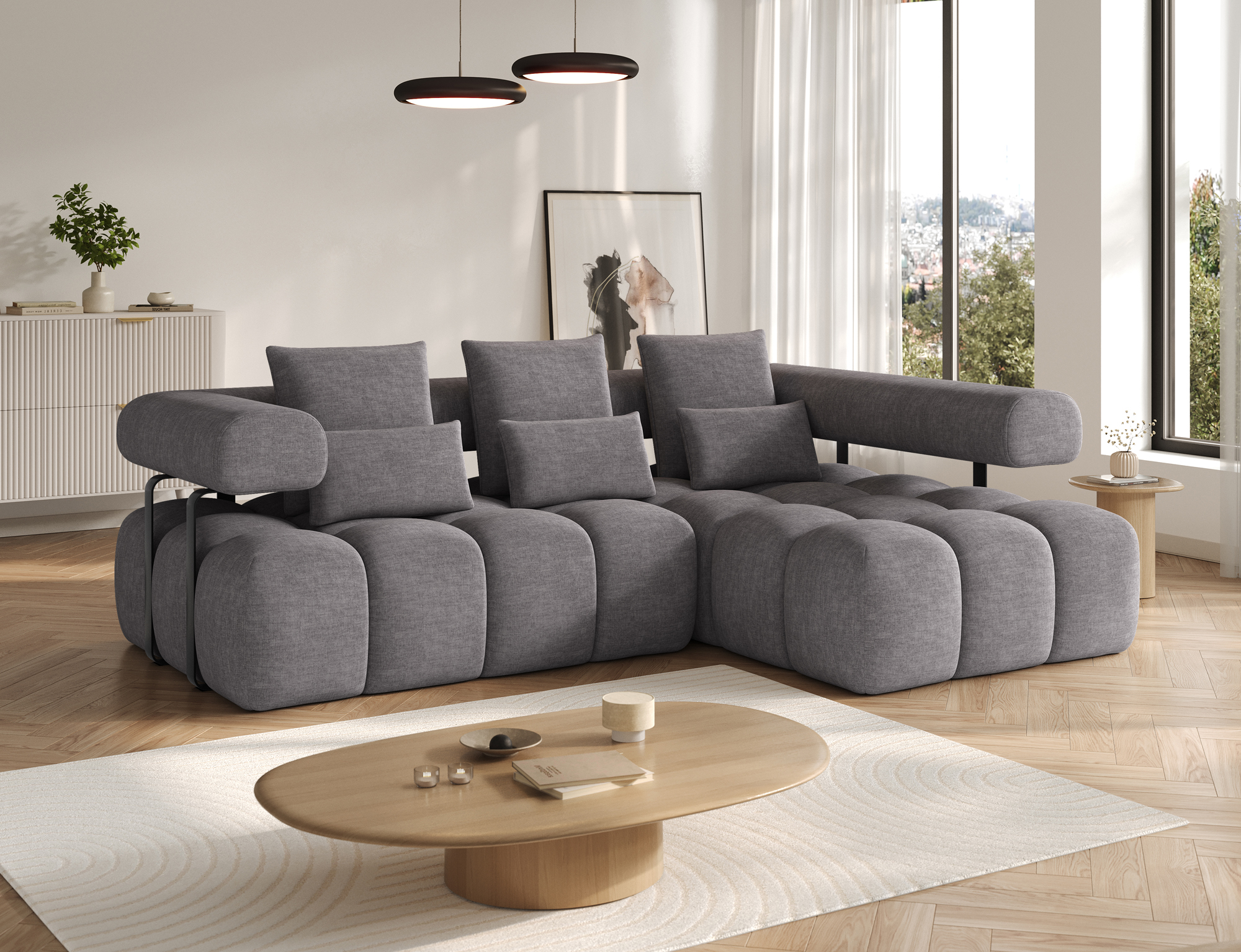 Sedací souprava Levvi Provedení: Pravá varianta