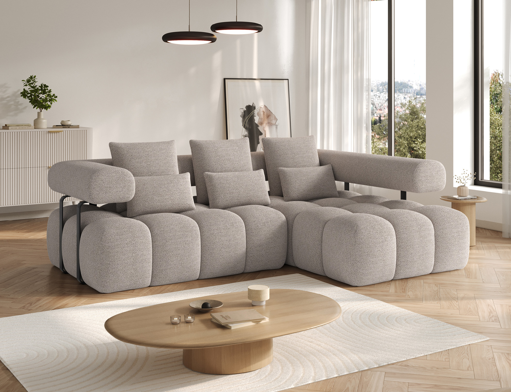 Sedací souprava Levvi Provedení: Pravá varianta