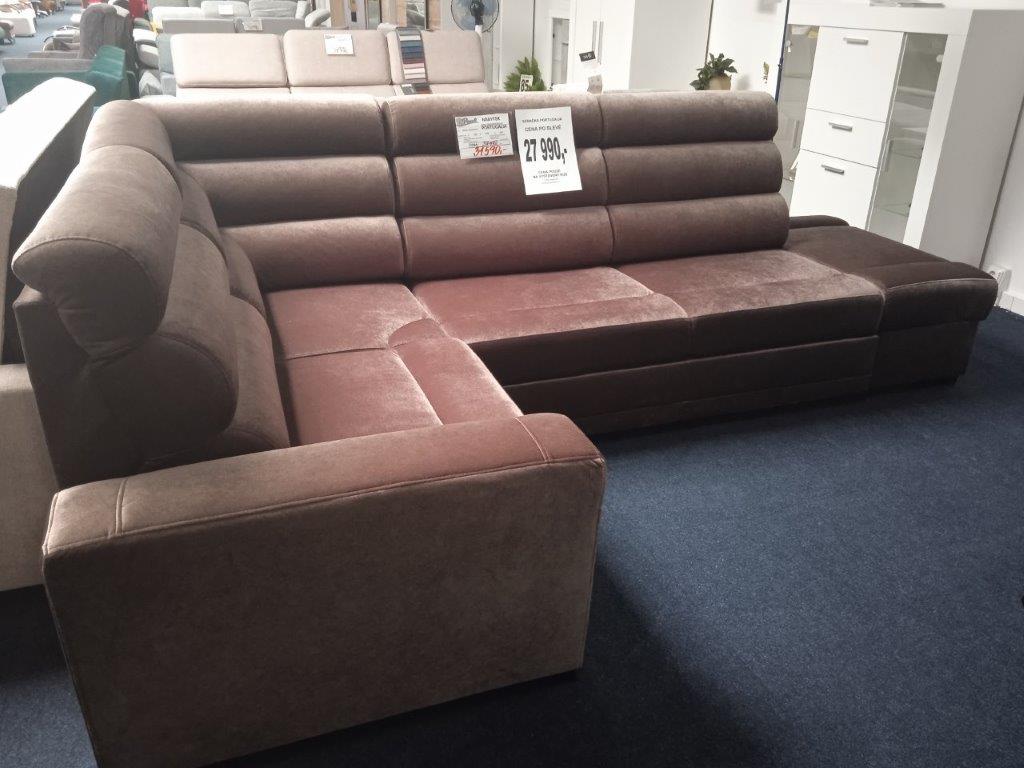 Sedací souprava Portugalia - pravá varianta - látka Amon 15 Provedení: Pravá varianta