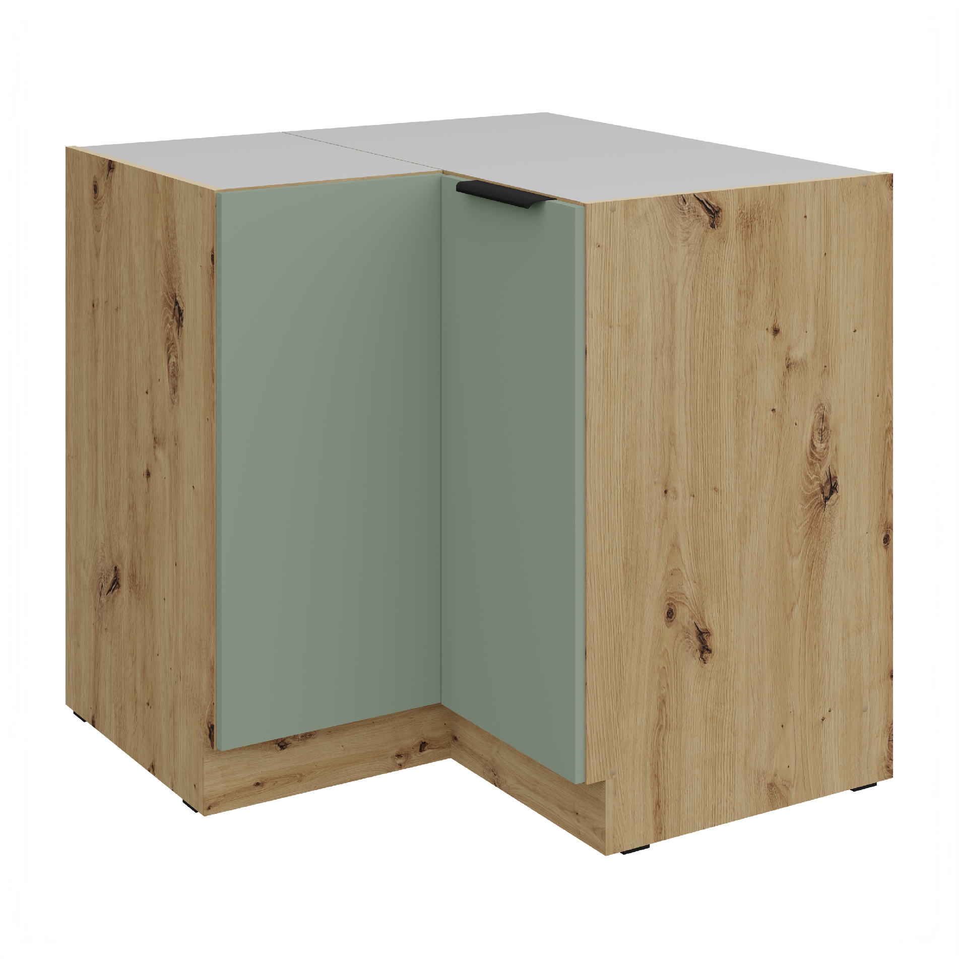 Spodní rohová skříňka Aria 90x90 DN 2F BB Barva korpusu: Dub artisan