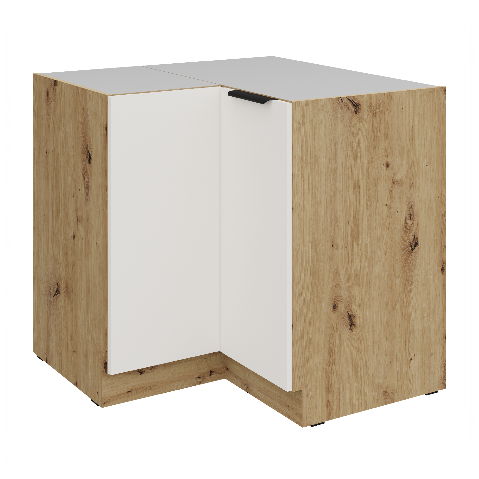 Spodní rohová skříňka Aria 90x90 DN 2F BB Barva korpusu: Dub artisan