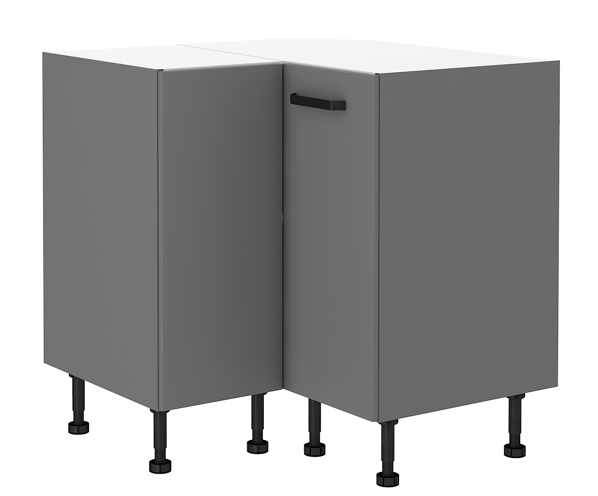 Spodní rohová skříňka Nessa 90x90 DN 2F BB Barva korpusu: Antracit